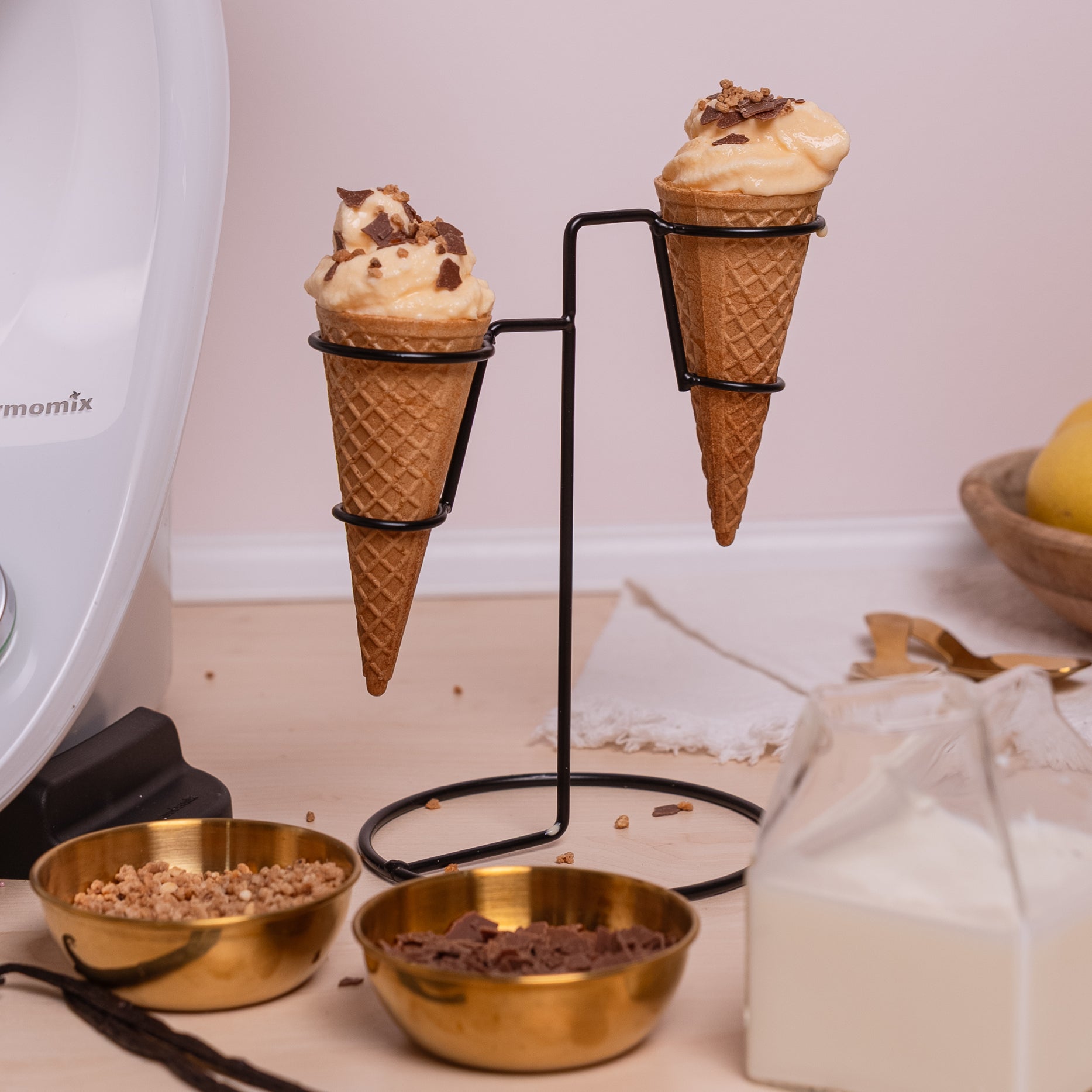 Basisrezept für Milcheis aus dem Thermomix