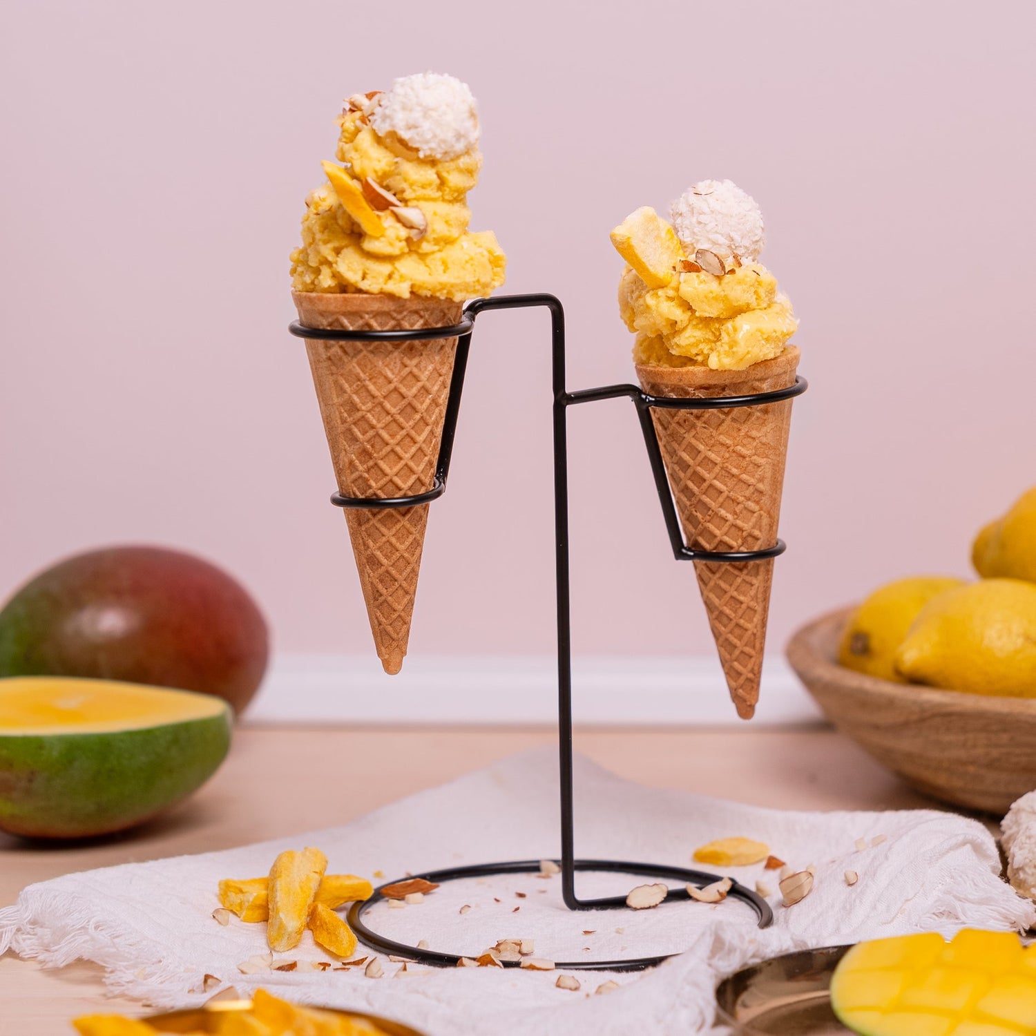 Kokos-Mango-Softeis aus dem Thermomix