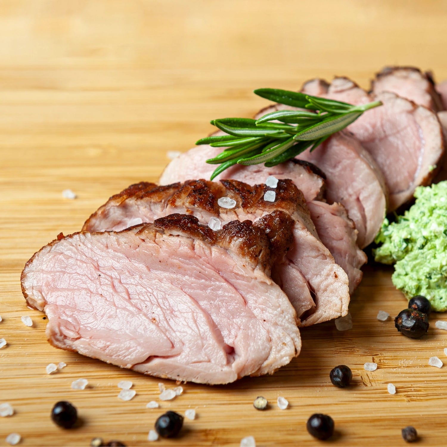 Schweinefilet sous vide mit Bärlauchcreme - Wundermix GmbH