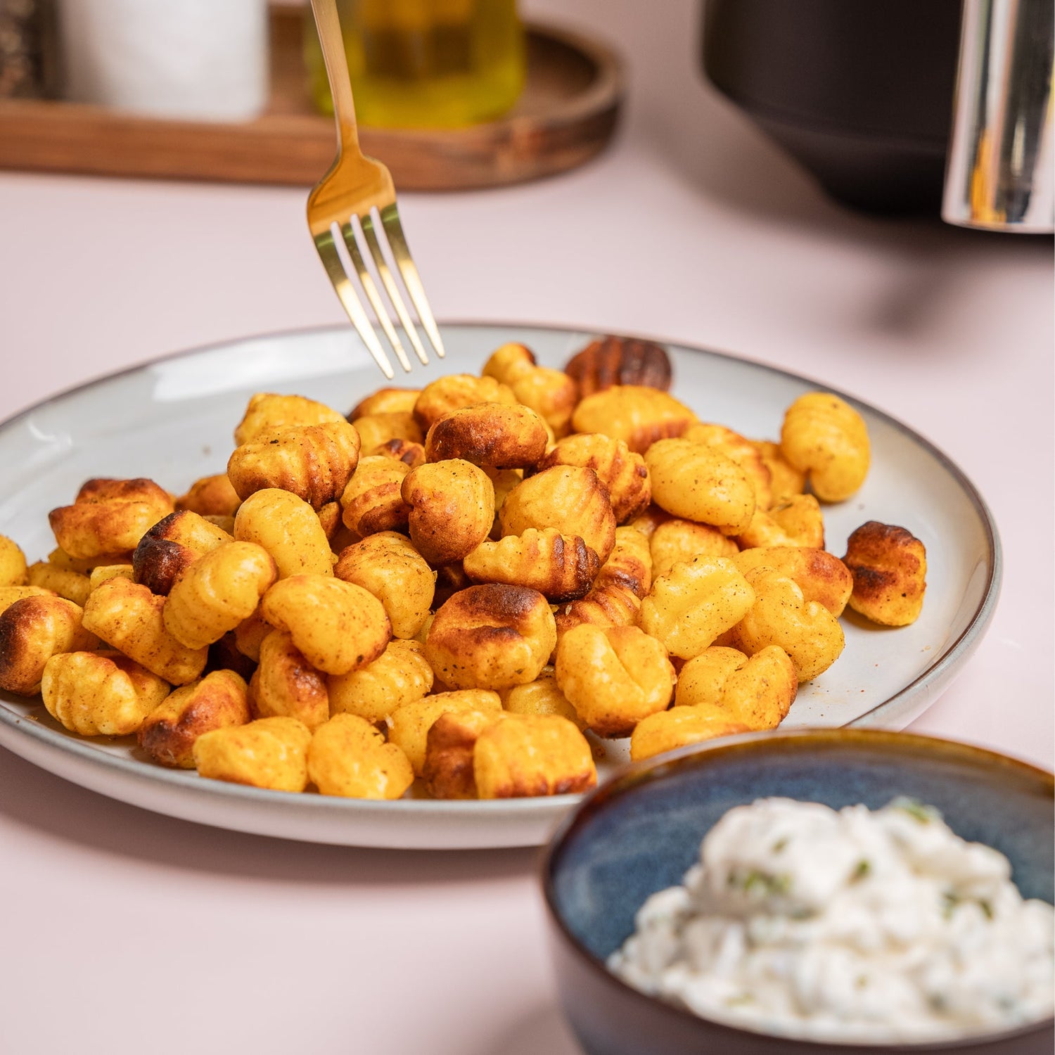 Knusprige Gnocchi aus der Heißluftfritteuse