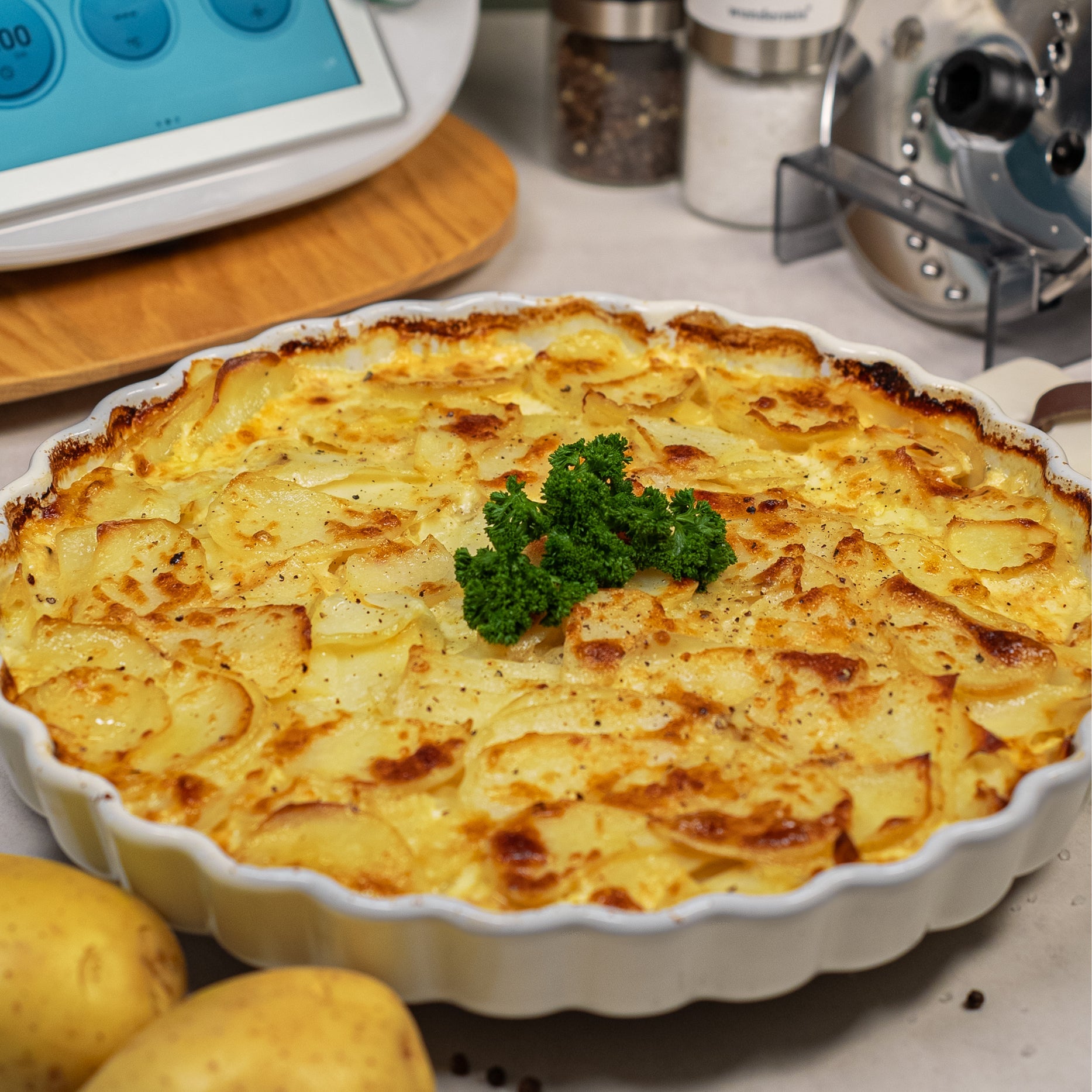 Das beste Kartoffelgratin aus dem Thermomix