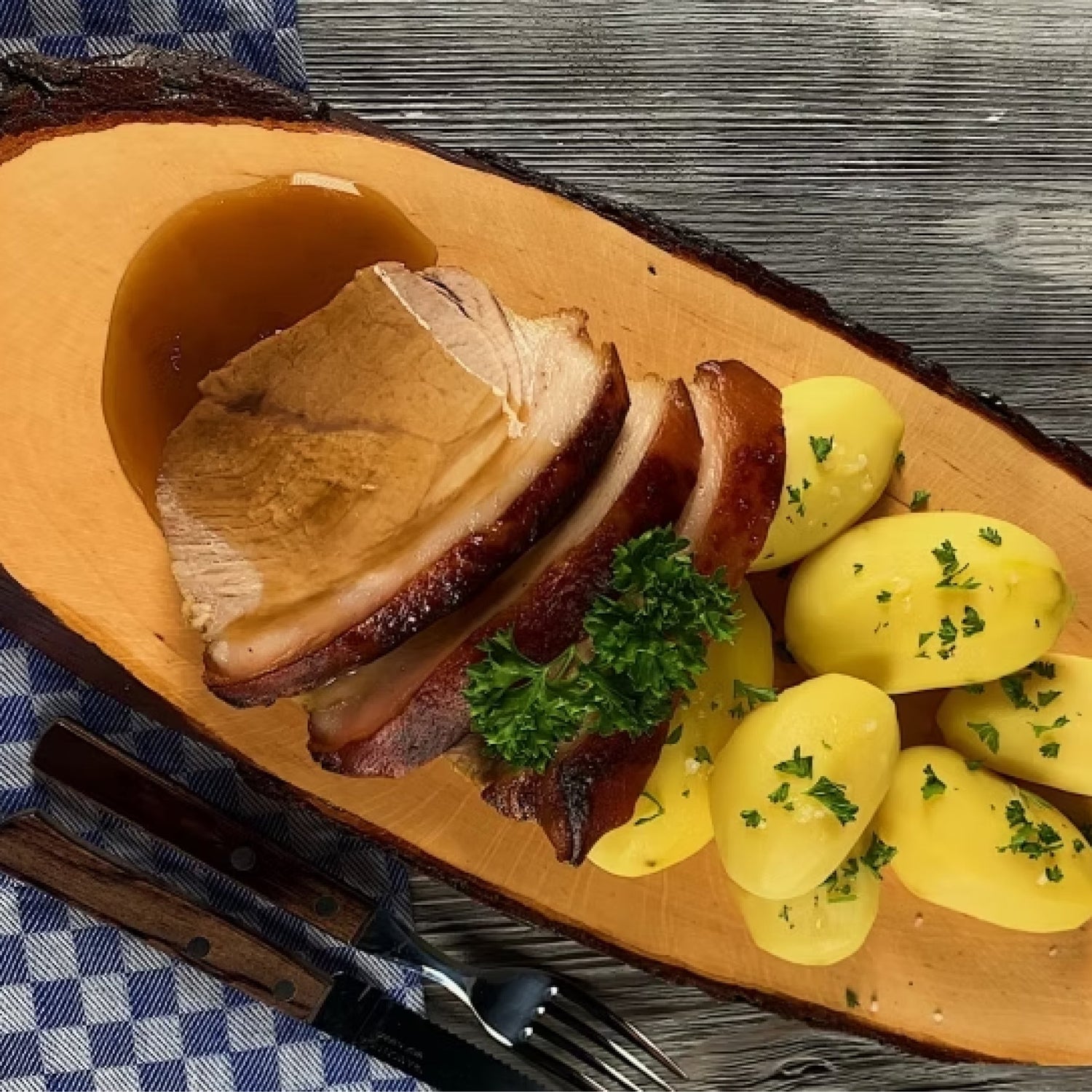 Krustenbraten im Thermomix mit WunderCap (Slow Cooking)