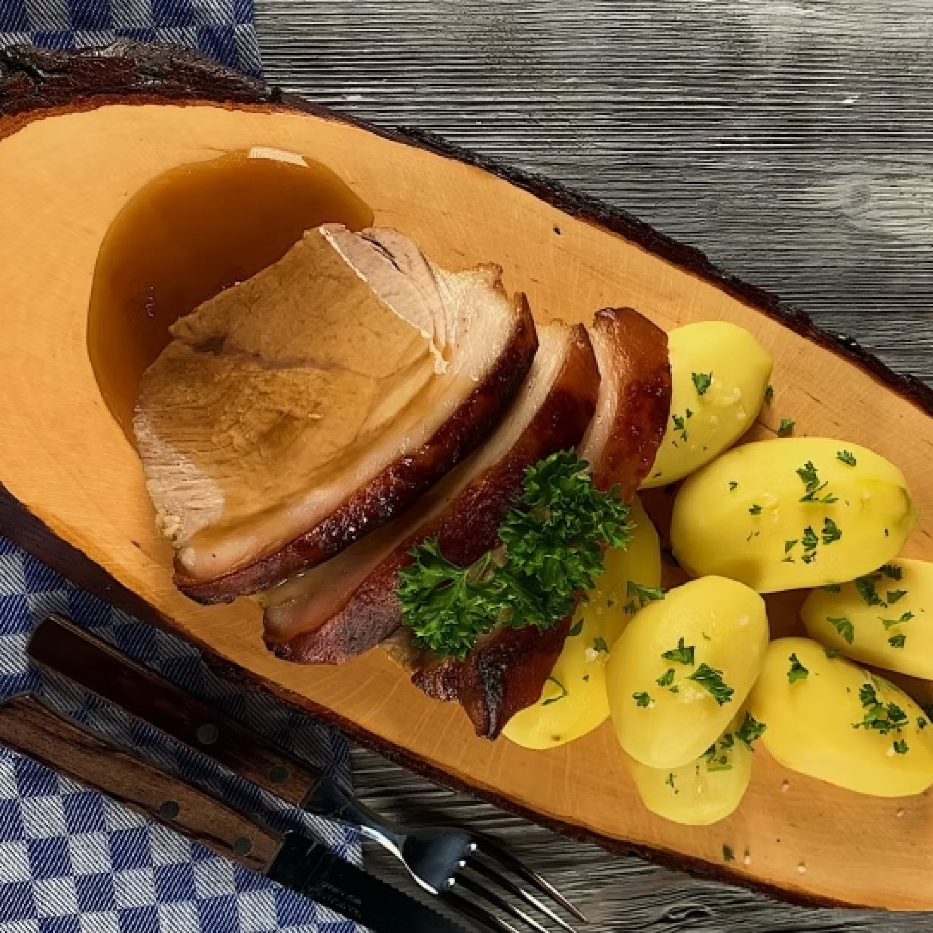 Krustenbraten im Thermomix mit WunderCap (Slow Cooking)