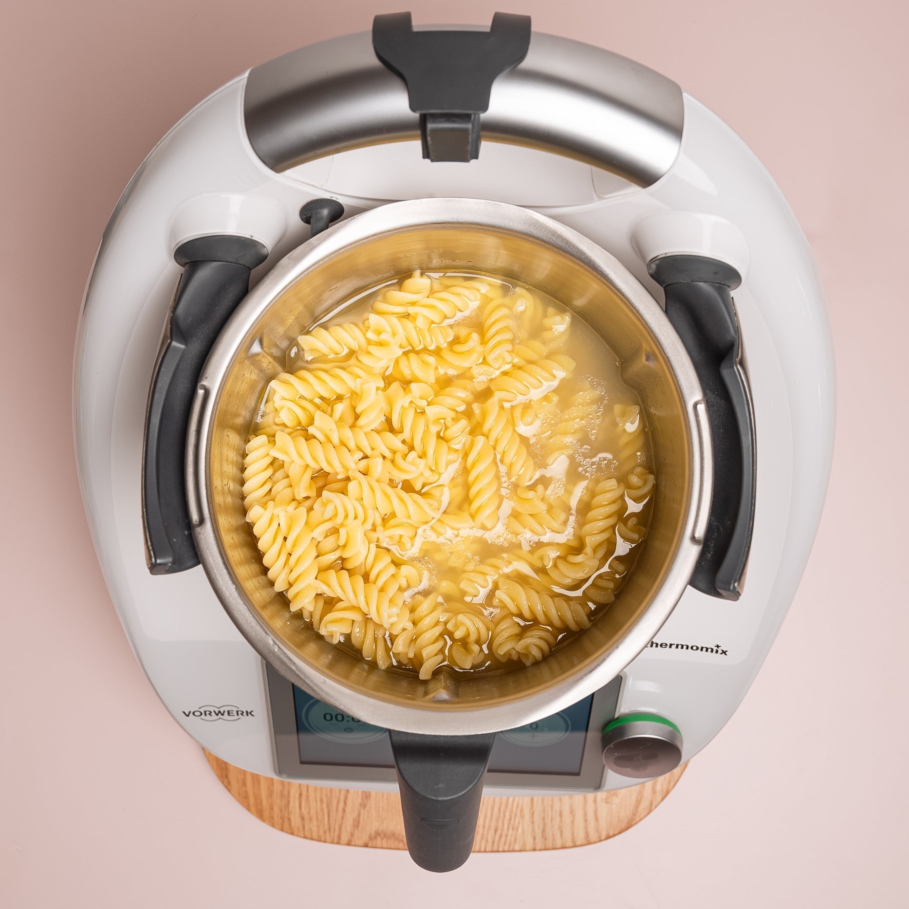 Nudeln kochen im Thermomix mit WunderCap