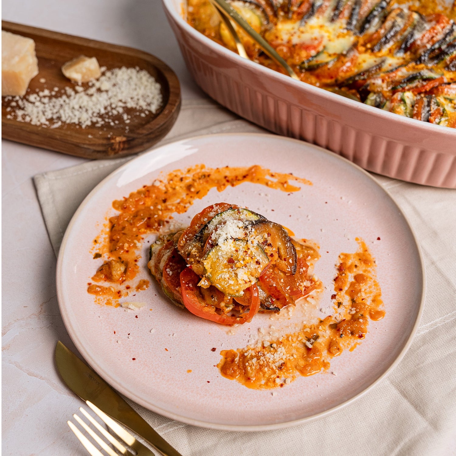 Herzhaftes Ratatouille aus dem Ofen