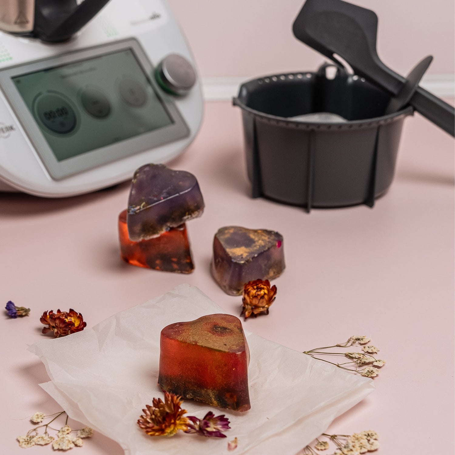 Seifen gießen mit dem Thermomix dank Simsafix