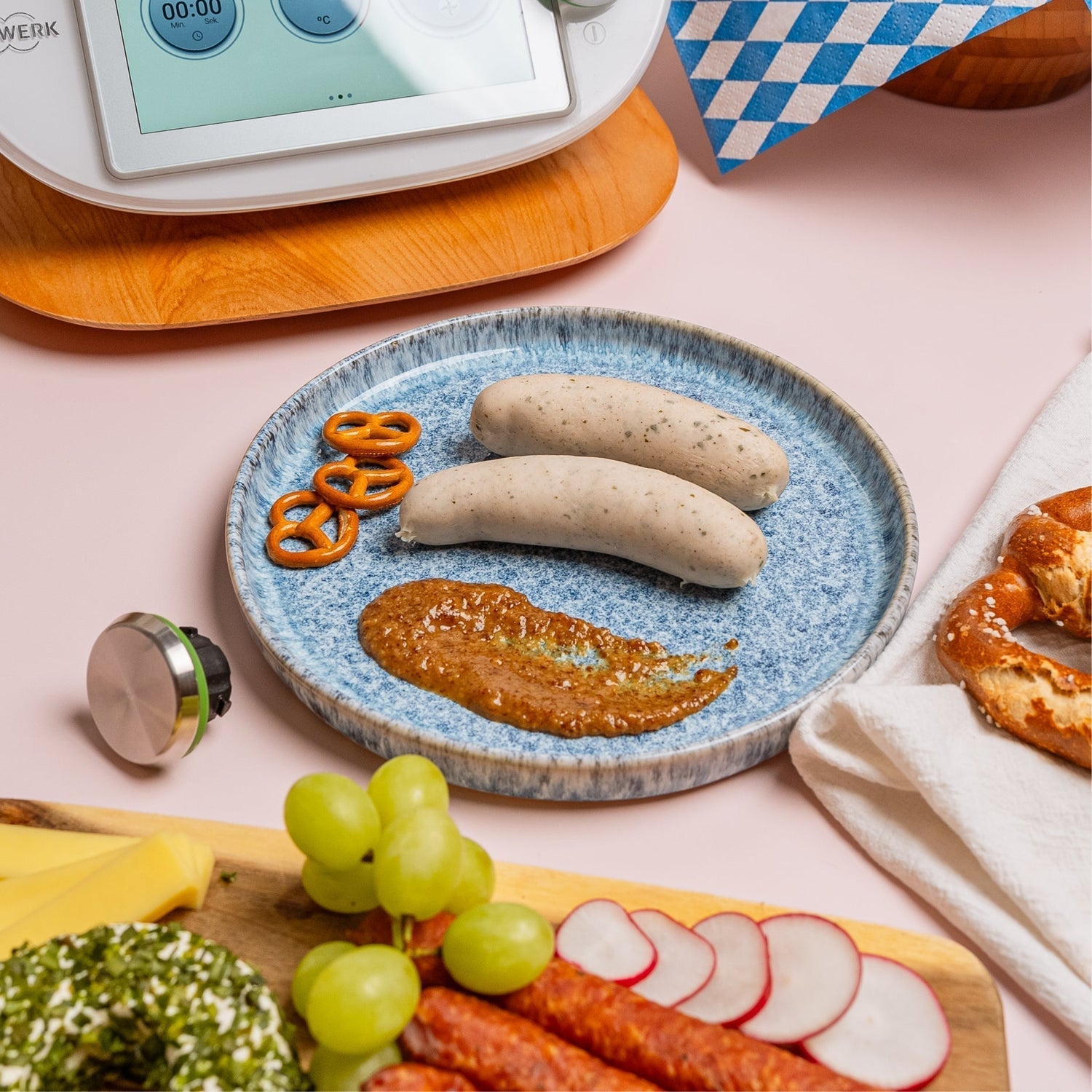 Würstchen kochen im Thermomix mit WunderCap