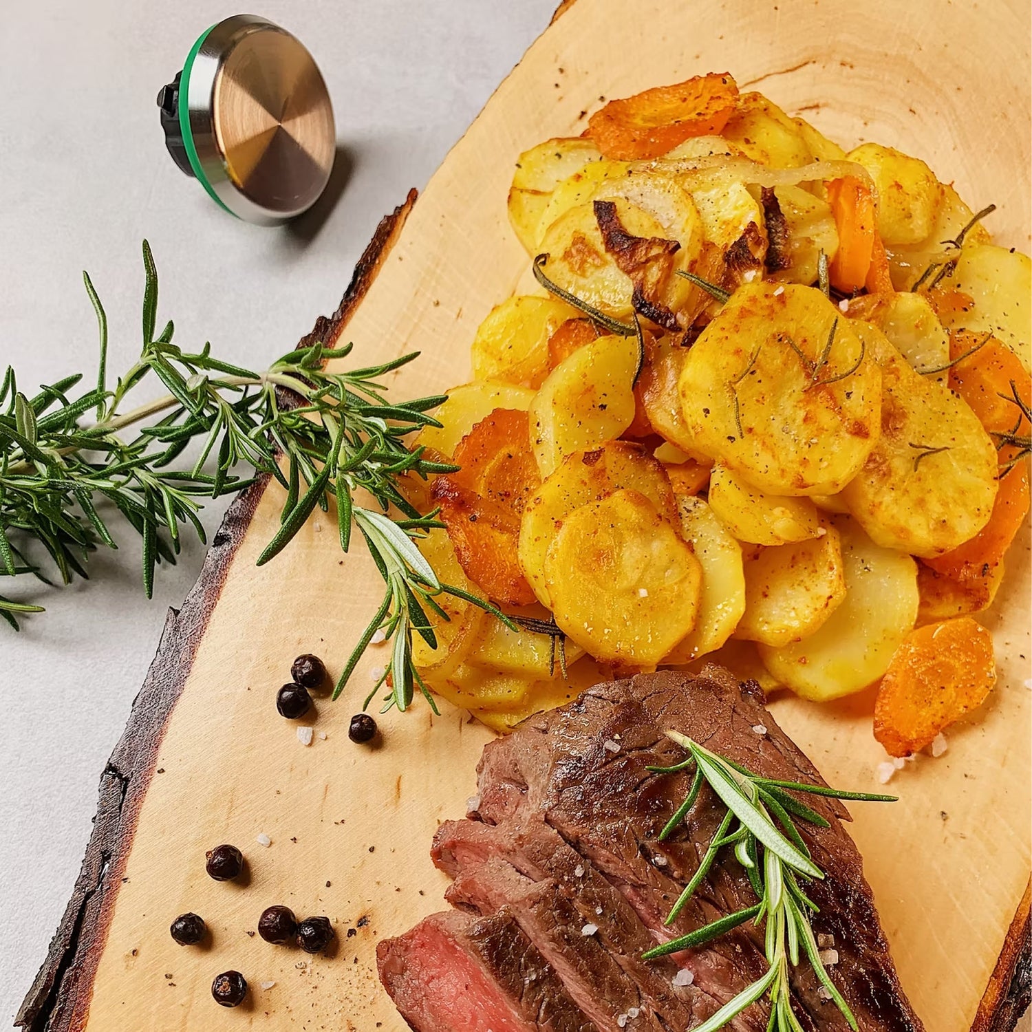 Rindersteak Sous-vide im Thermomix mit WunderCap