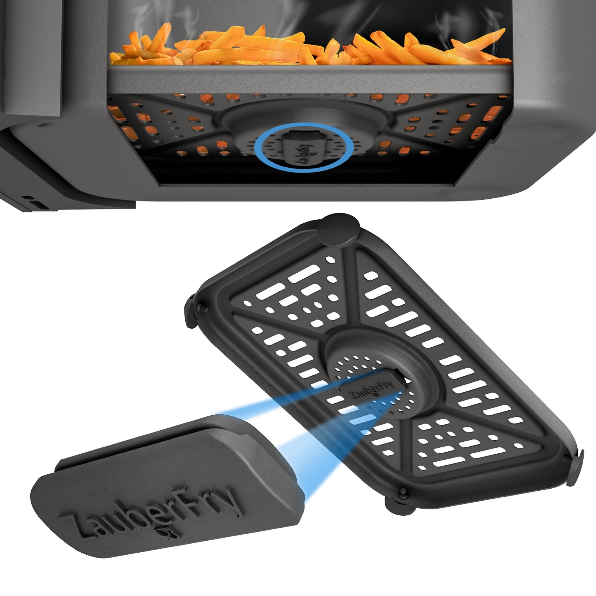 ZauberFry - Gitterstöpsel kompatibel mit Ninja Airfryer (2er - Set) - Wundermix GmbH