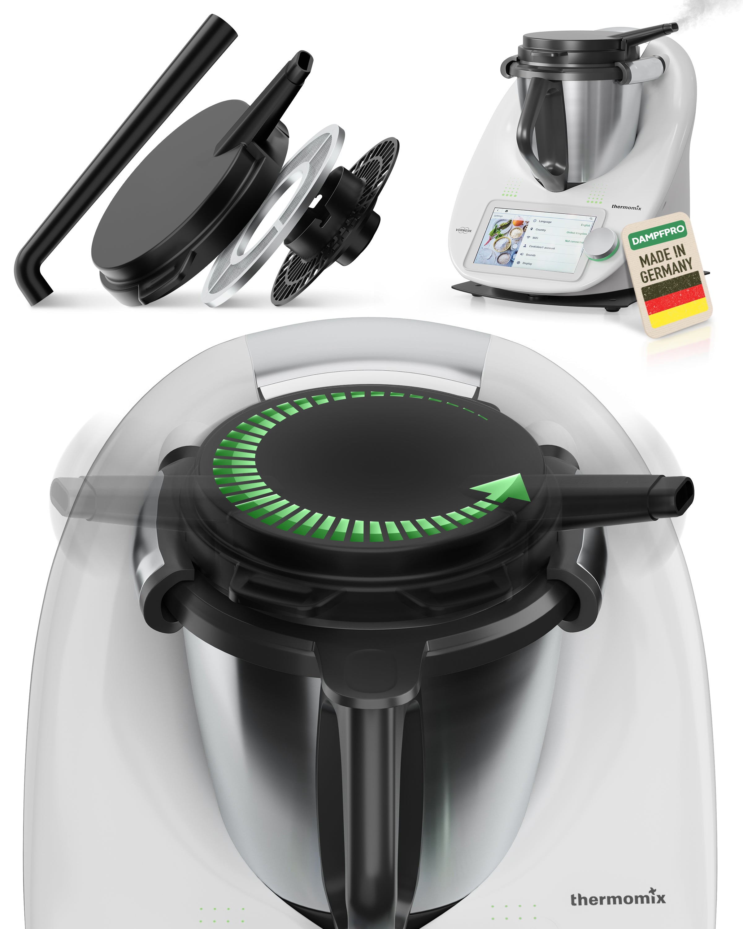 DampfPRO | Desviador de vapor para Thermomix TM6, TM5