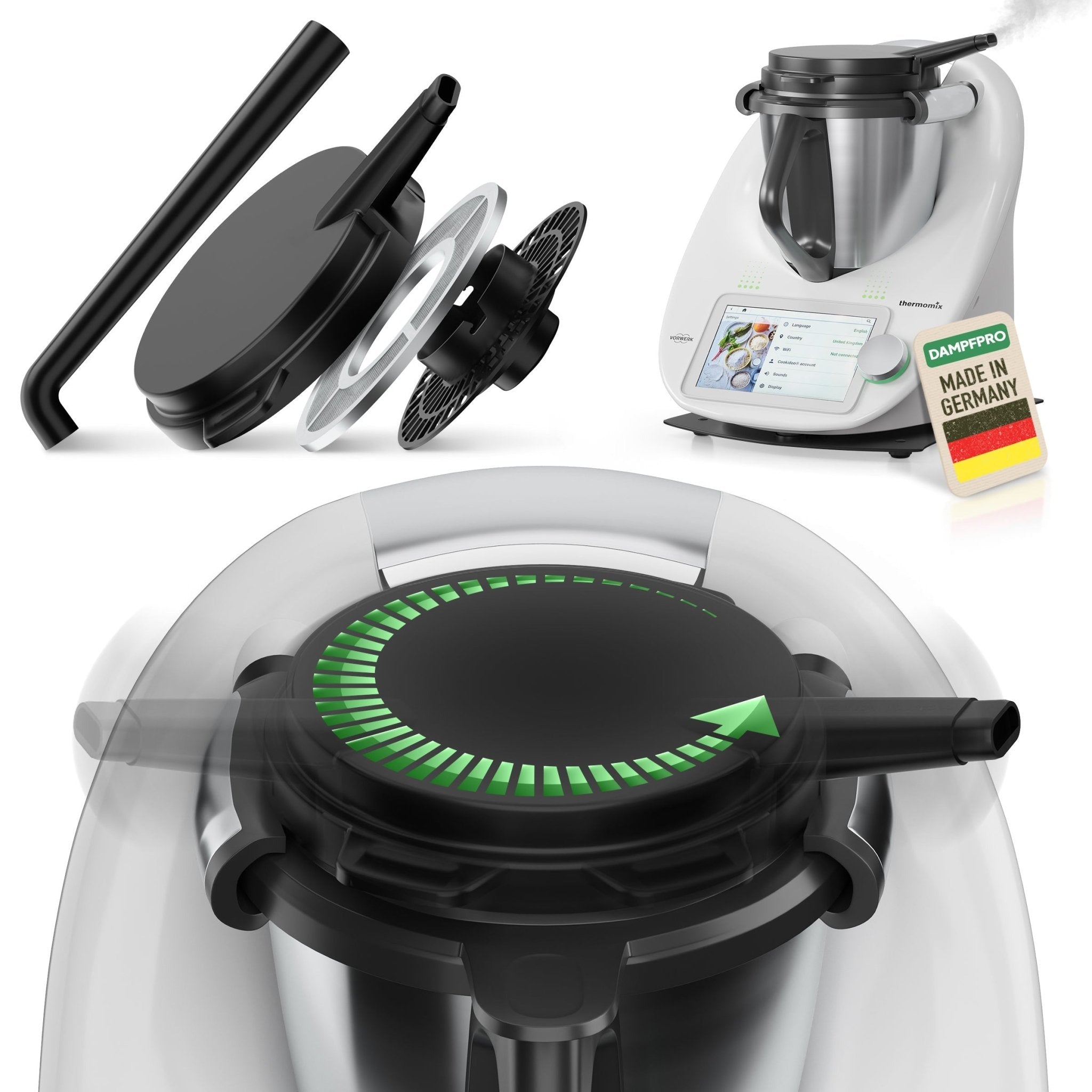 DampfPRO | Dampfumleiter für Thermomix TM6, TM5 - Wundermix GmbH