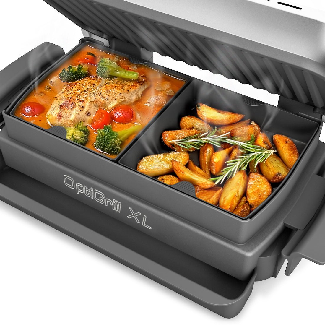 ZauberFry | Backschalenteiler kompatibel mit Tefal OptiGrill XL, Elite, Plus - Wundermix GmbH