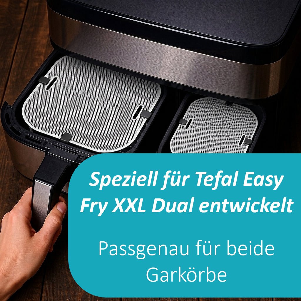 ZauberFry | Spritzschutz Set für Tefal Easy Fry XXL Dual Airfryer - Wundermix GmbH