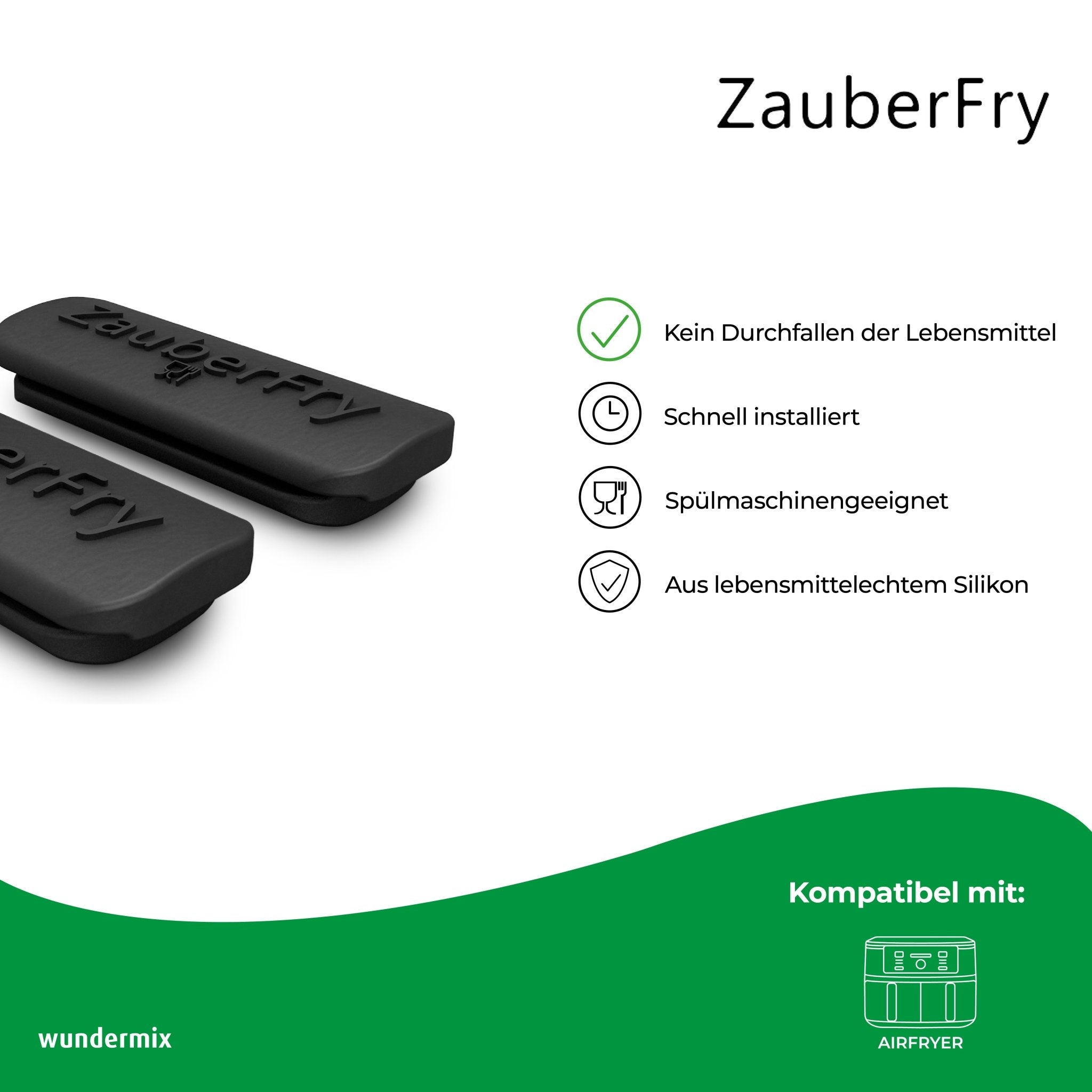 ZauberFry - Gitterstöpsel kompatibel mit Ninja Airfryer (2er - Set) - Wundermix GmbH
