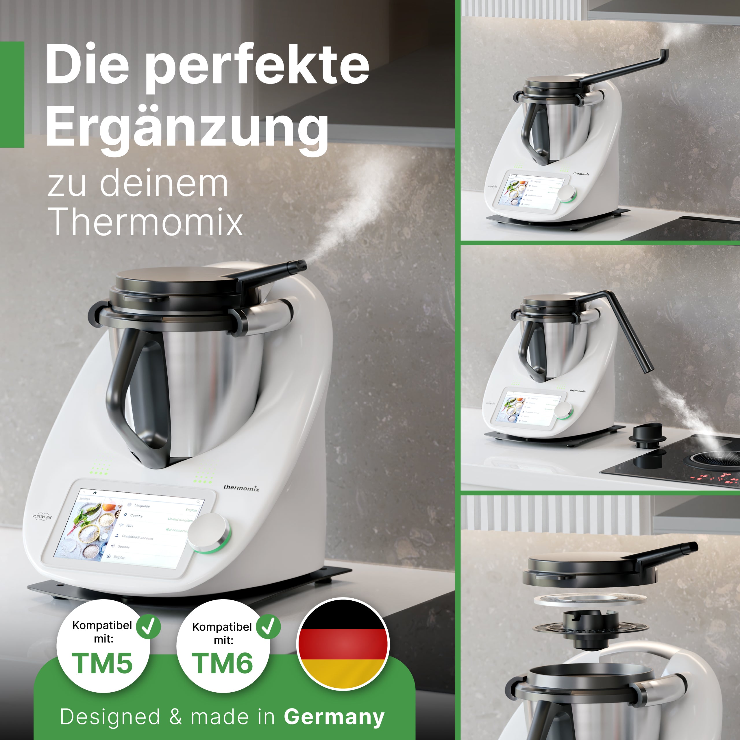 DampfPRO | Desviador de vapor para Thermomix TM6, TM5