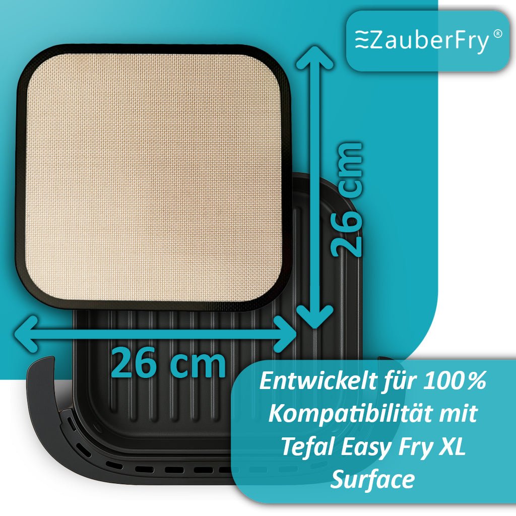 ZauberFry | Dauerbackmatte für Tefal Easy Fry XL Surface - Wundermix GmbH