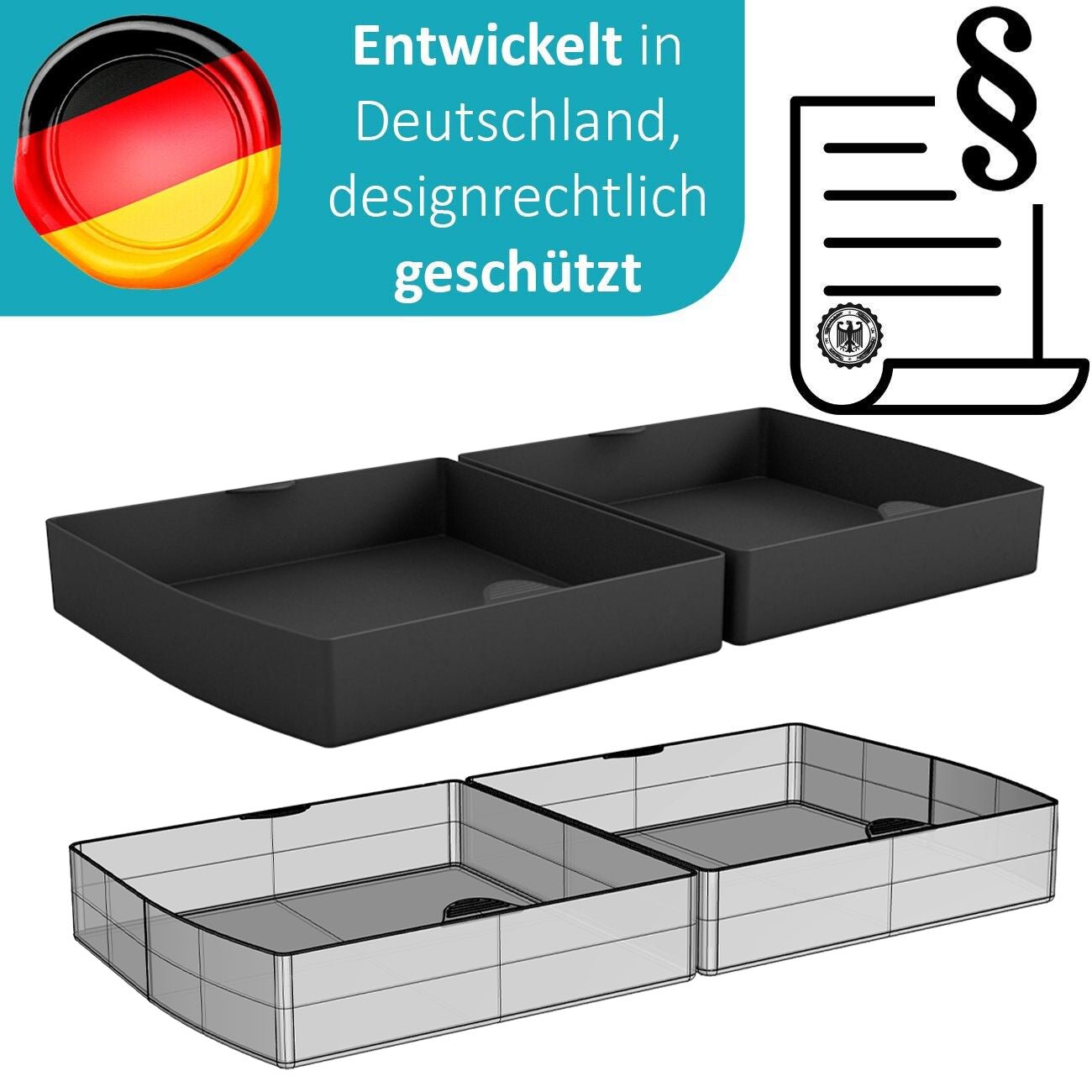 ZauberFry | Backschalenteiler kompatibel mit Tefal OptiGrill XL, Elite, Plus - Wundermix GmbH