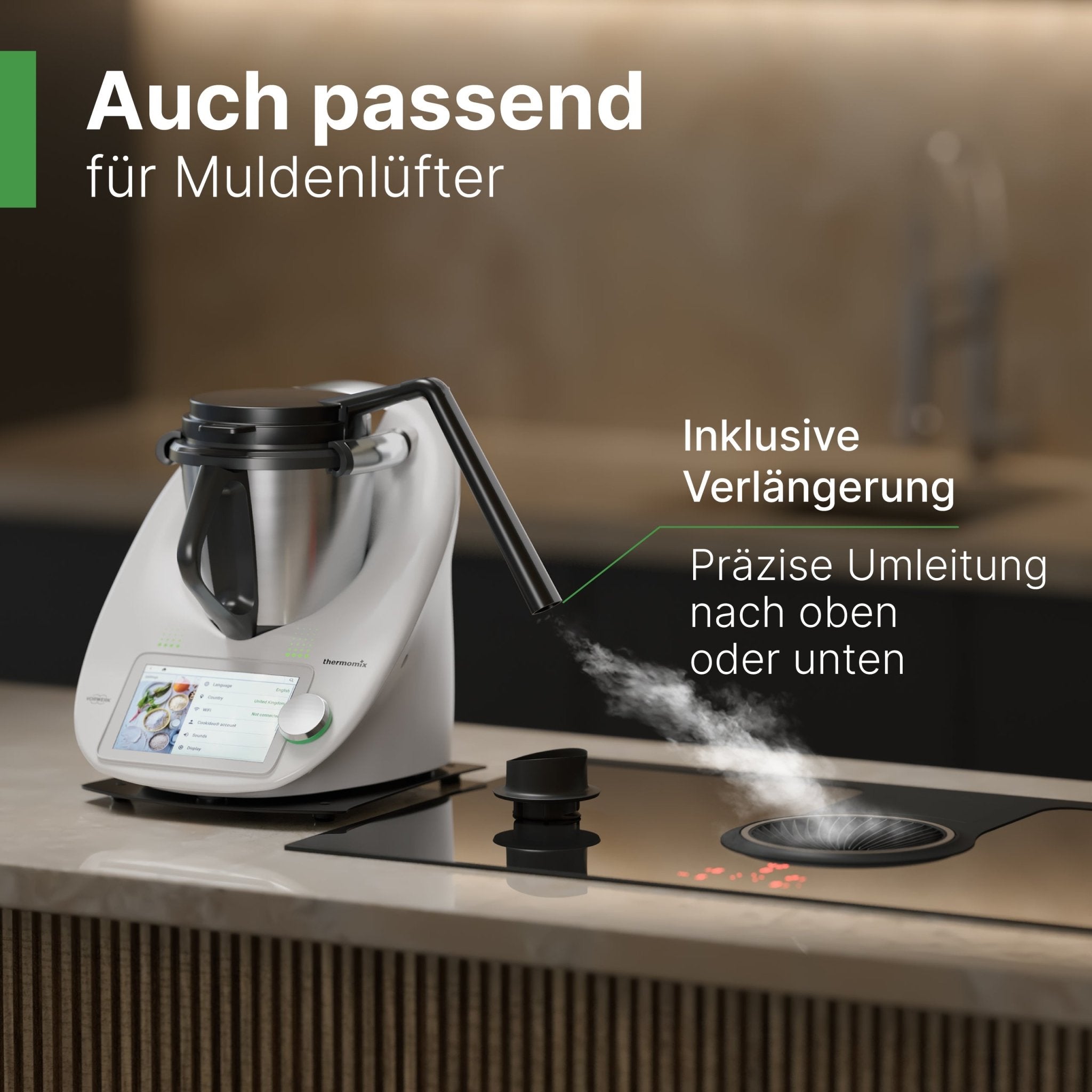 DampfPRO | Dampfumleiter für Thermomix TM6, TM5 - Wundermix GmbH