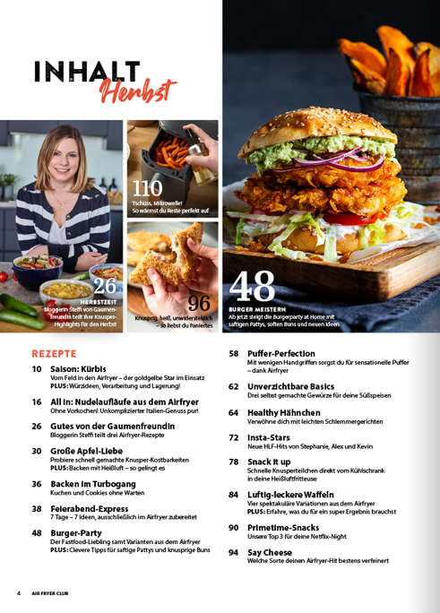 Freidora de aire ZauberTopf - Edición 04/2025