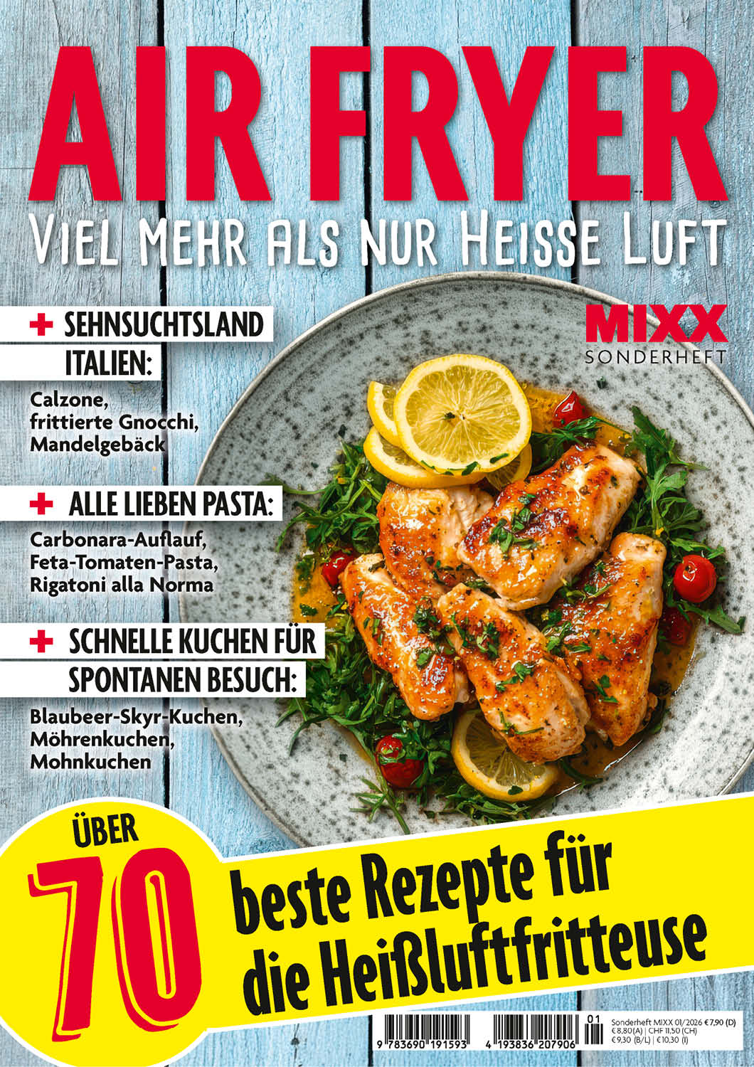 Zeitschrift MIXX Sonderheft AIR FRYER - Ausgabe 01/2026 - Wundermix GmbH