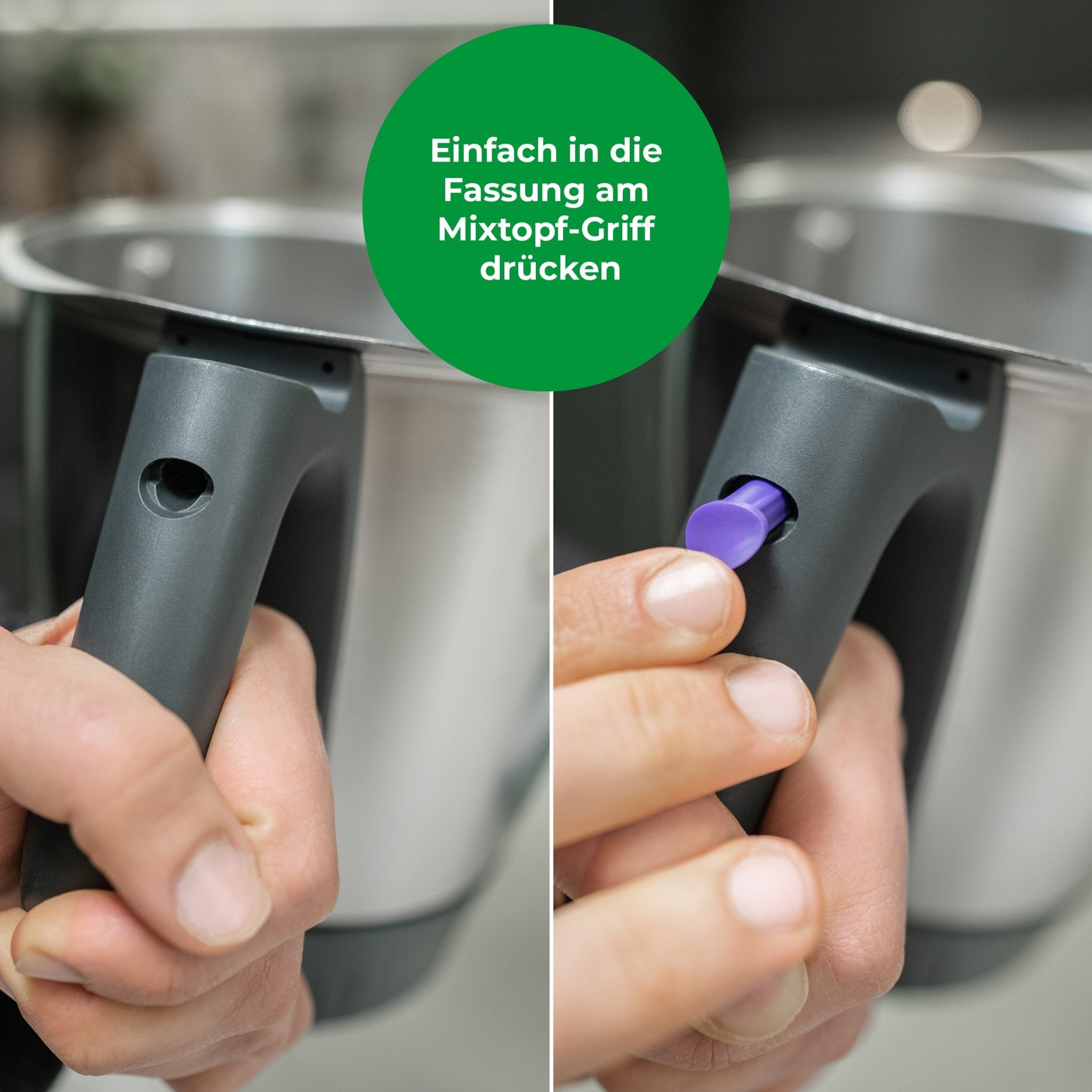 WunderButton® | Verschlussstöpsel für Mixtopf - Griff | TM6, TM5 und TM Friend - Wundermix GmbH