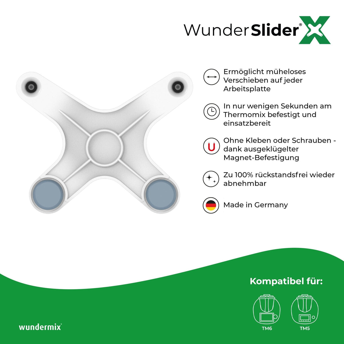 WunderSlider® X | Die neue Gleitbrett - Alternative für Thermomix TM6, TM5 - Wundermix GmbH