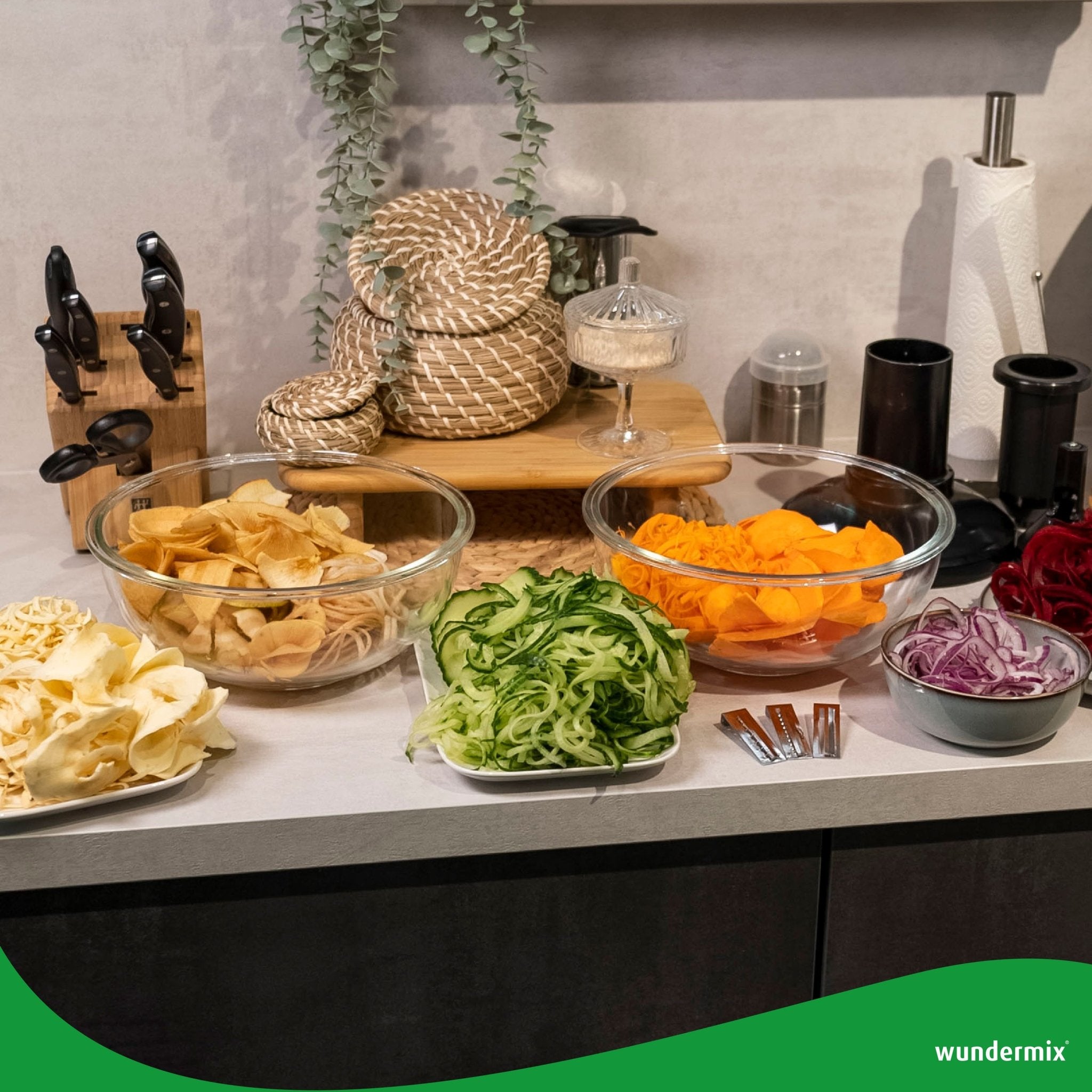 WunderSlicer® V2 & WunderZoodler® Sparset für Thermomix TM6, TM5 - Wundermix GmbH