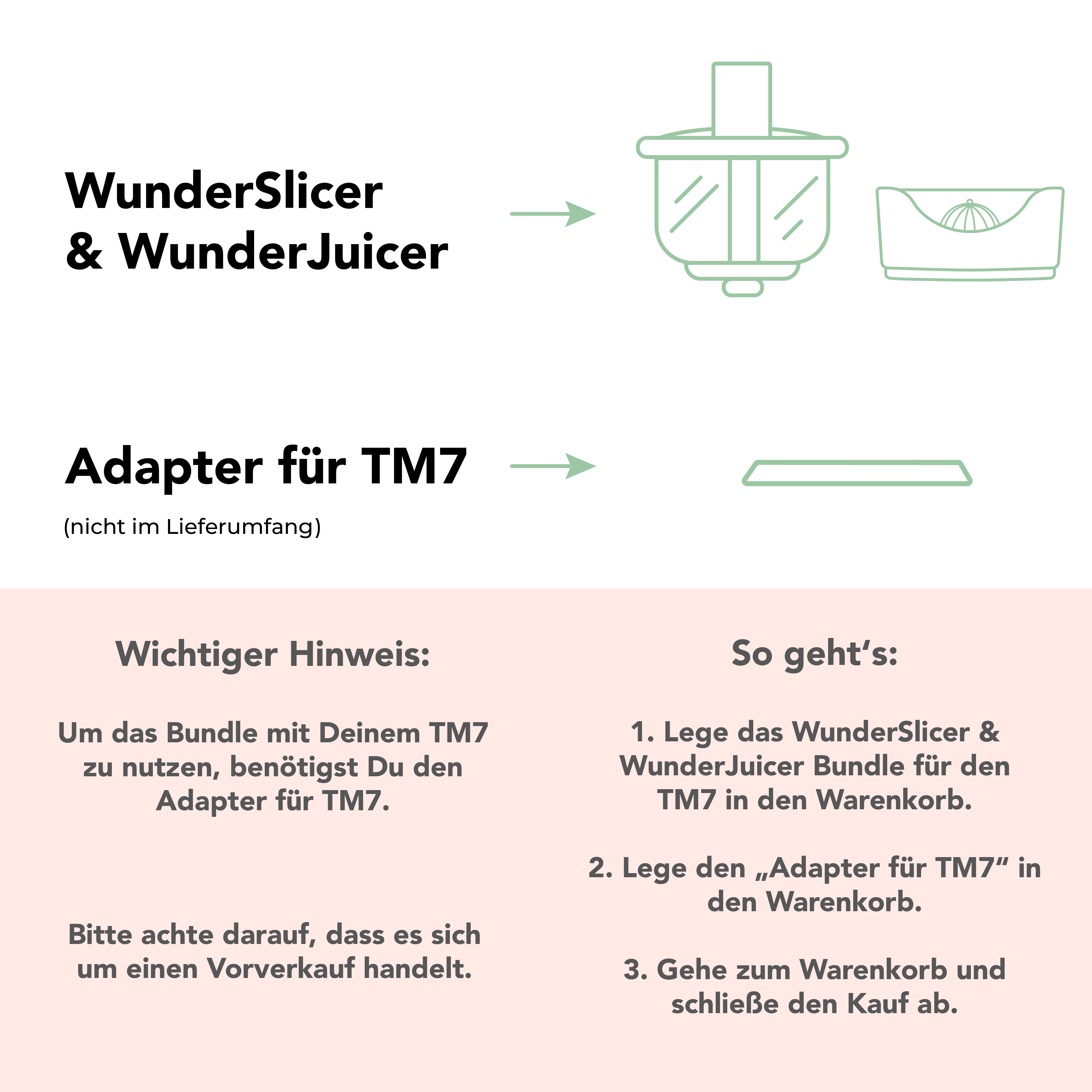 WunderJuicer & WunderSlicer® pour Thermomix TM7