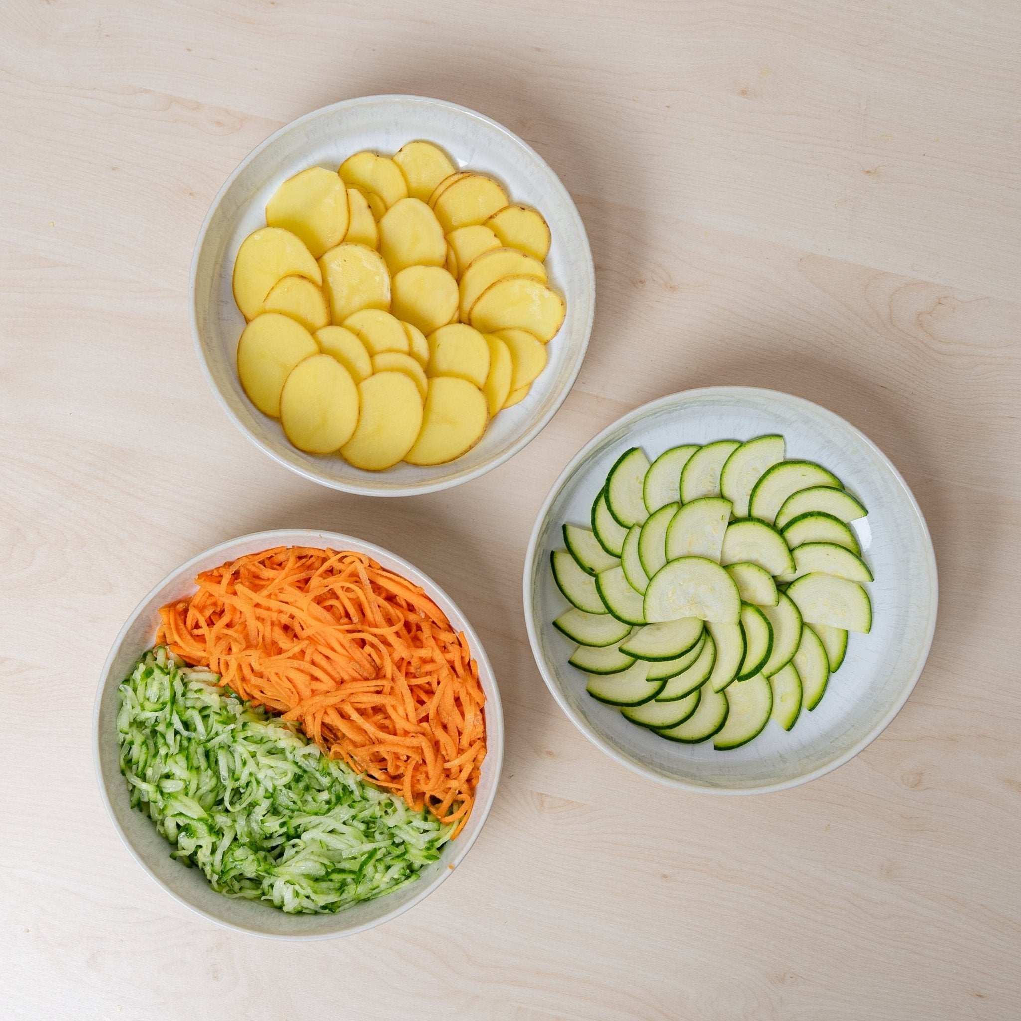 WunderSlicer® V2 + WunderJuicer® & WunderZoodler® Set für TM7 + GRATIS Parmesanscheibe & WunderKeeper Disc - Wundermix GmbH