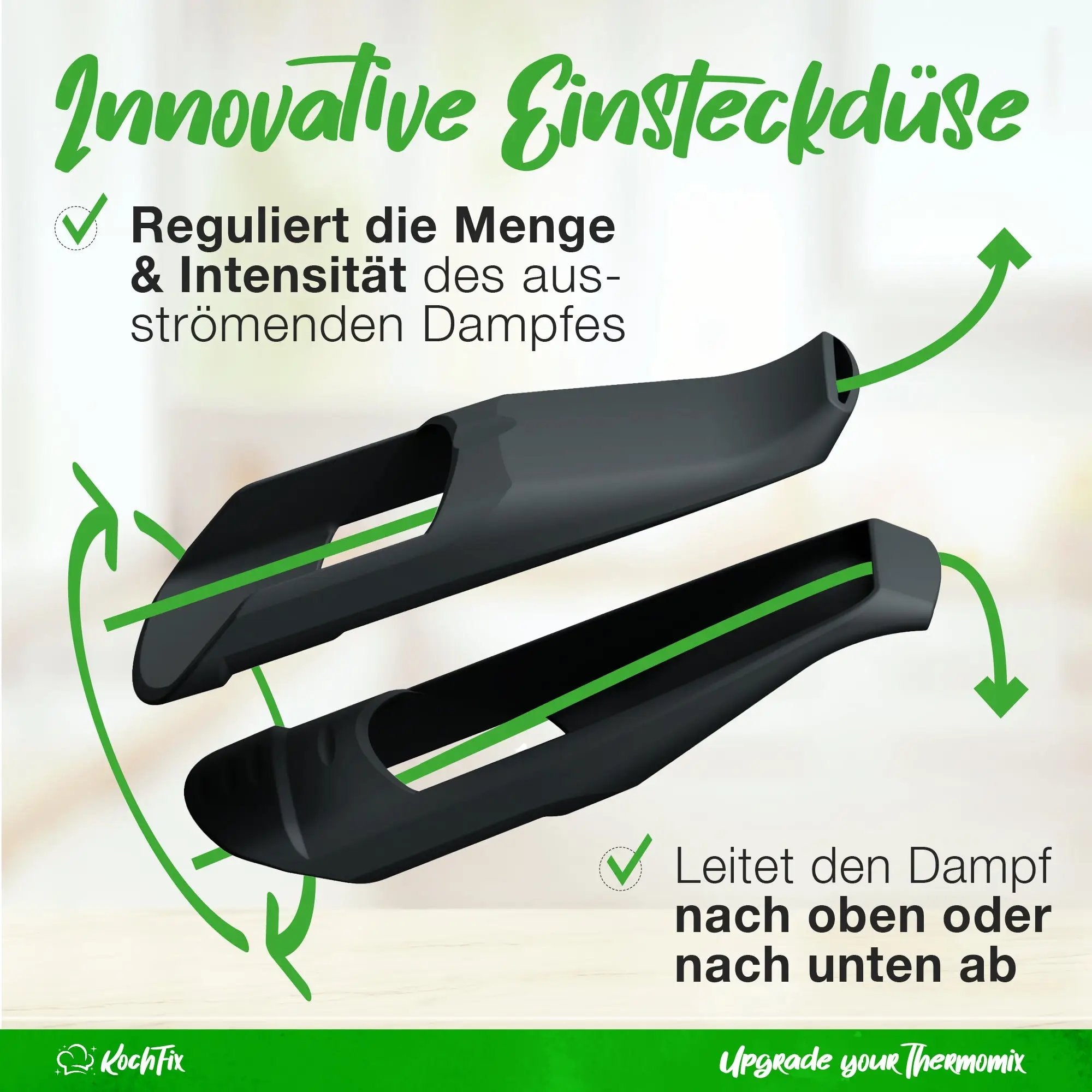 Déviation de vapeur KochFix pour Thermomix TM6, TM5, TM31 & Monsieur Cuisine