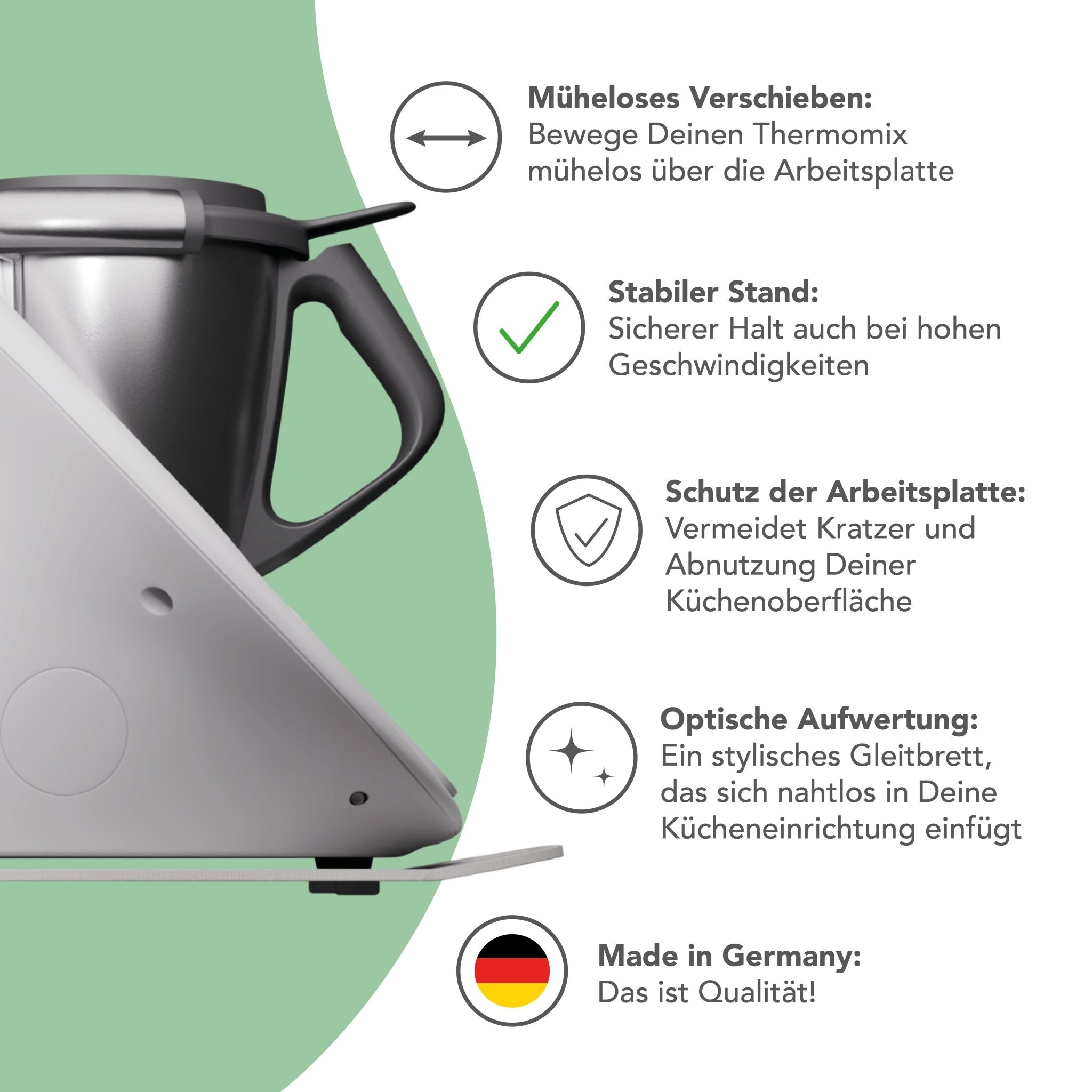 EasySlider® | Gleitbrett für Thermomix TM6, TM5 - Wundermix GmbH