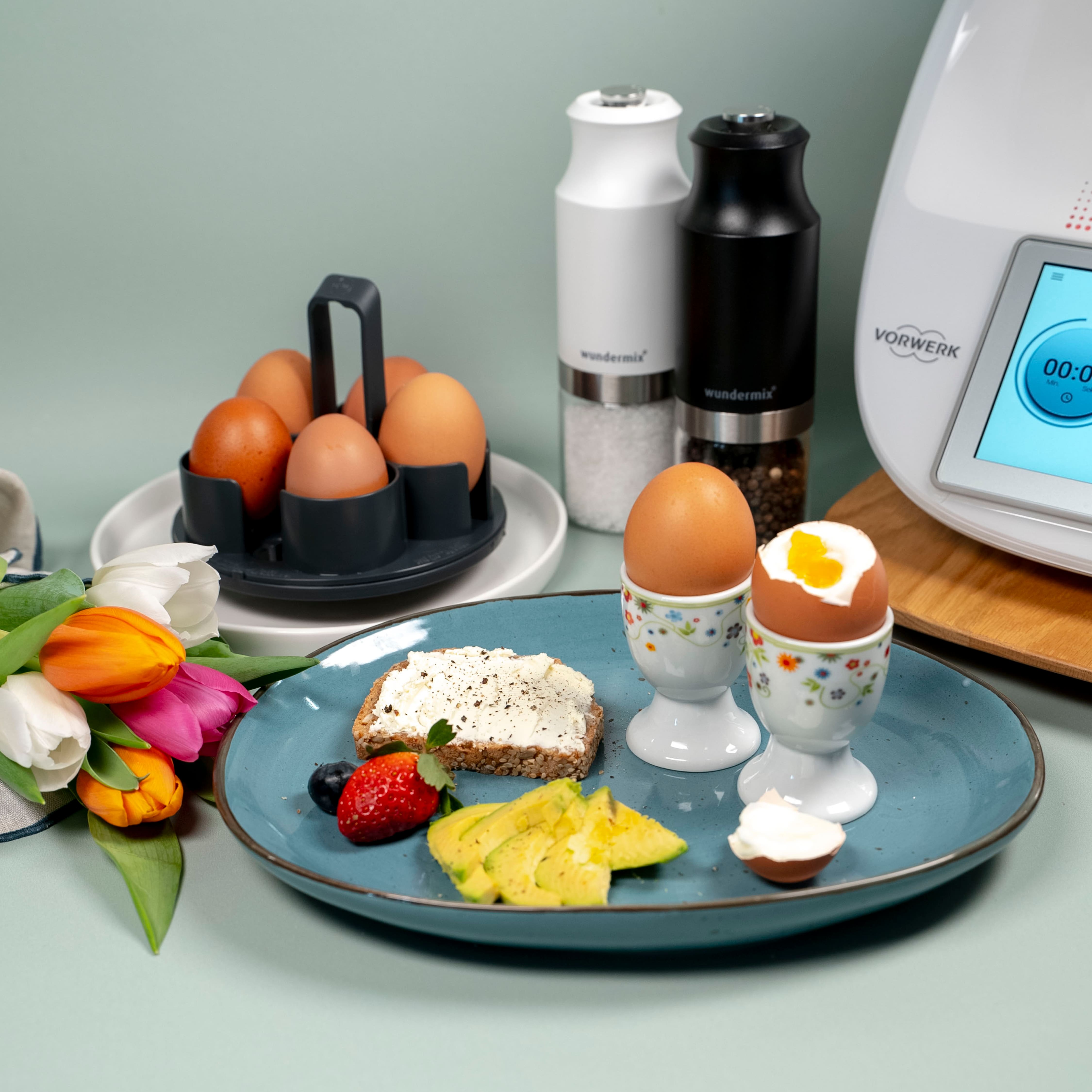 EggPro(with carrier) | Egg holder for Thermomix TM6, TM5, TM31