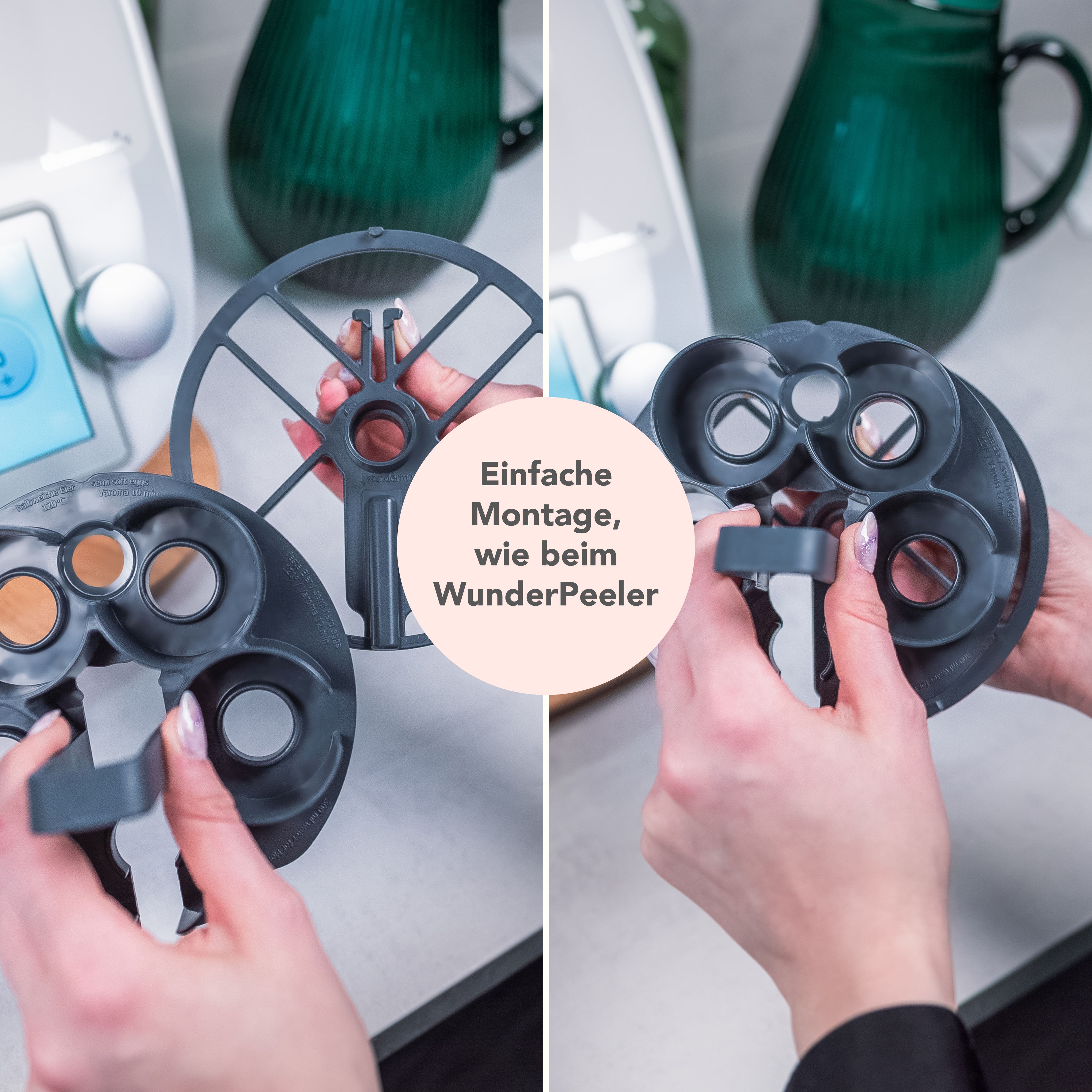 EggPro® (mit Träger) | Eierhalter für Monsieur Cuisine