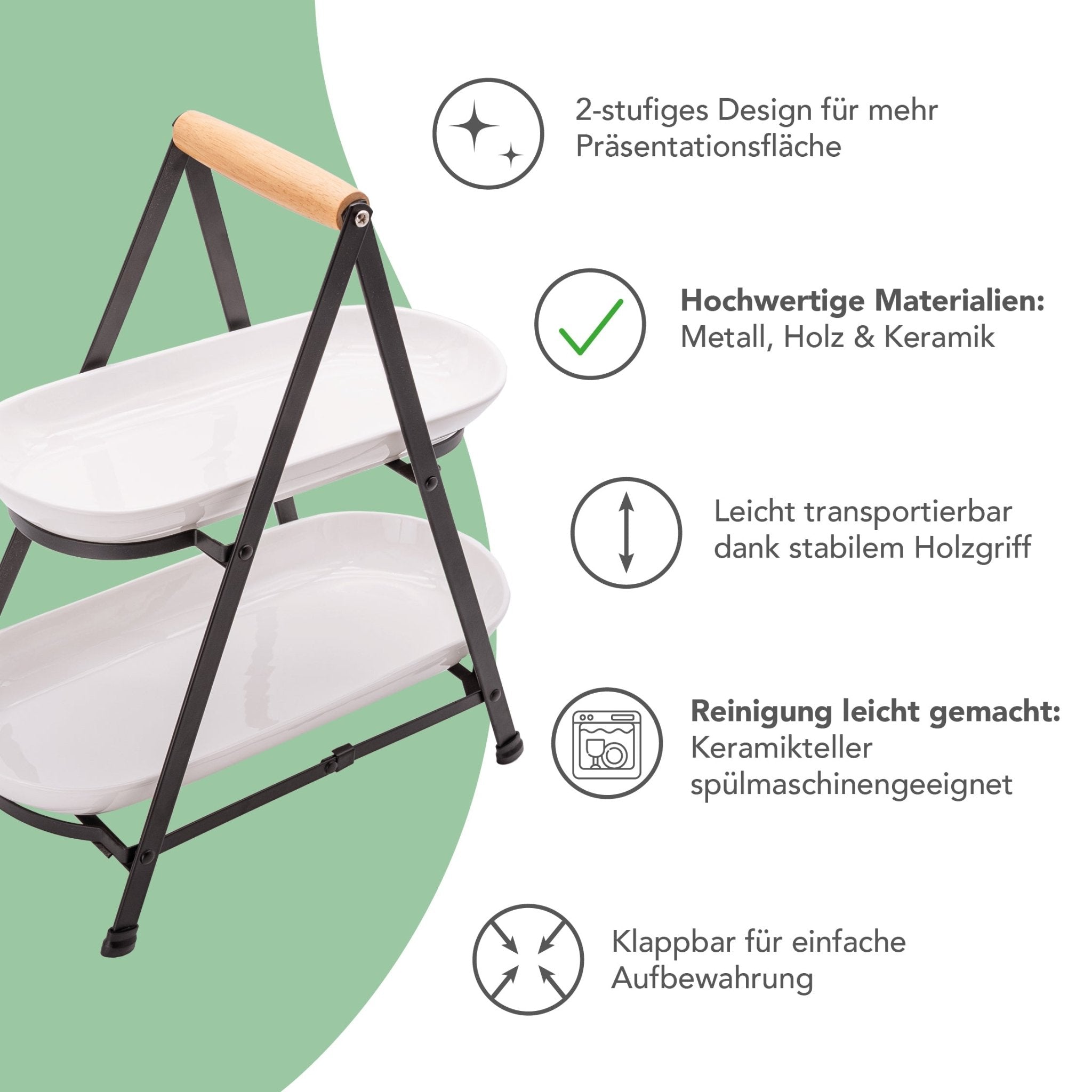 Servier - Etagere | 2 - stöckig - Wundermix GmbH