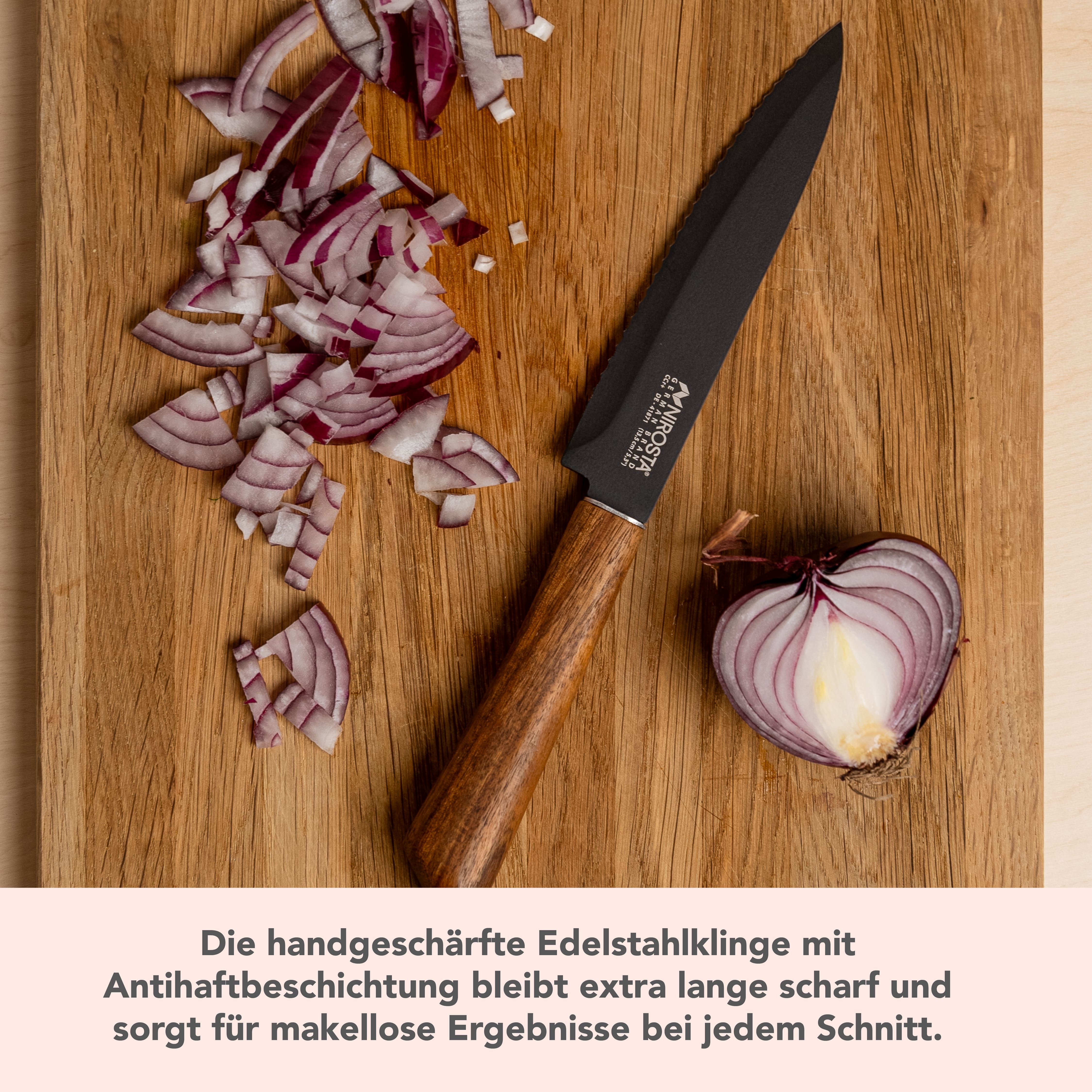 Cuchillo de cocina dentado | 11 cm de hoja