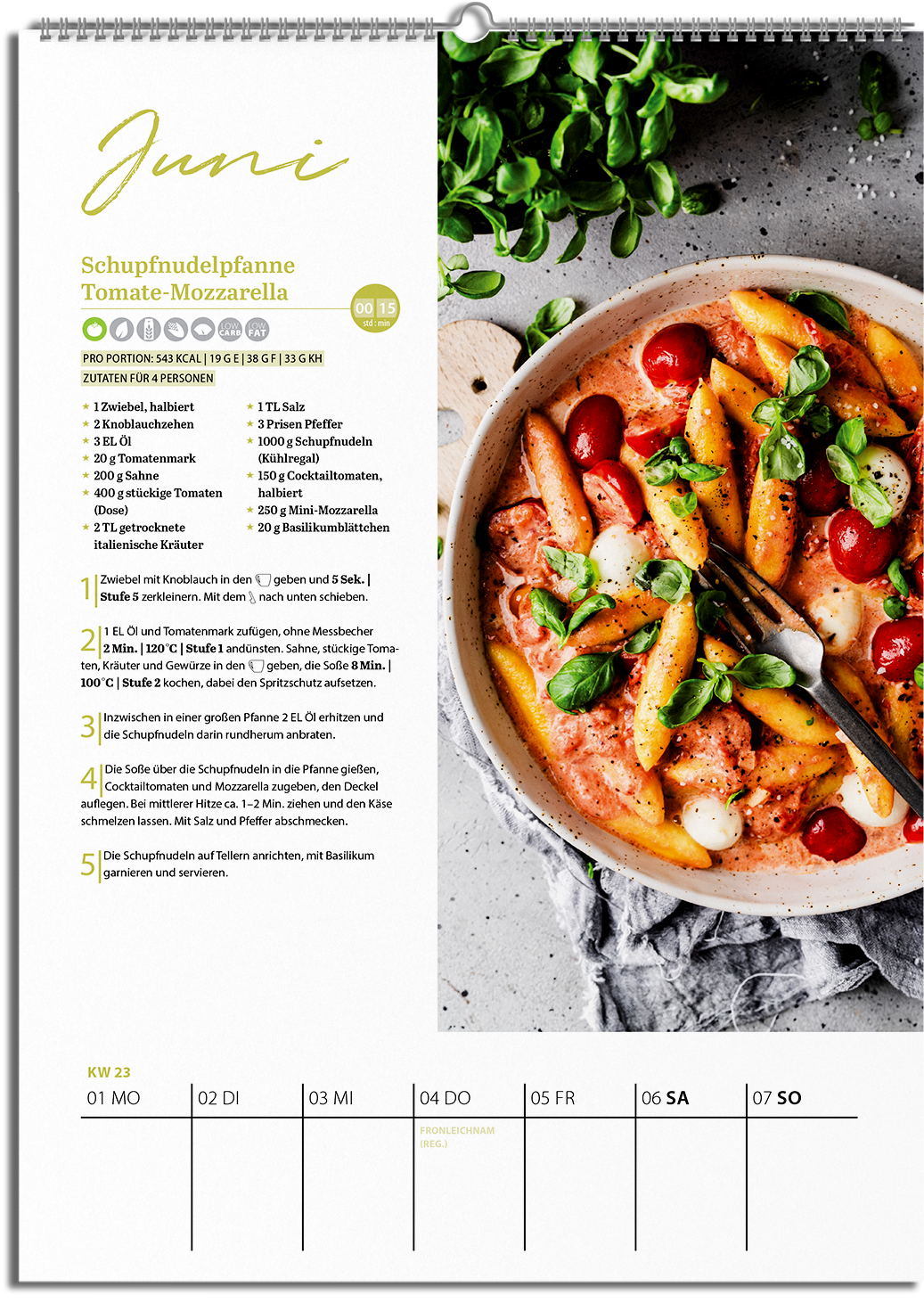 ZauberTopf - Weekly calendar 2026