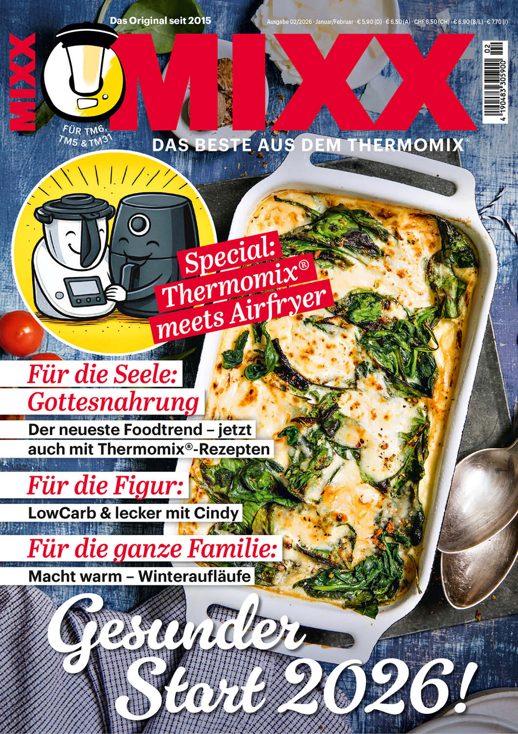 Zeitschrift MIXX - Ausgabe 02/2026 (Januar/Februar) - Wundermix GmbH