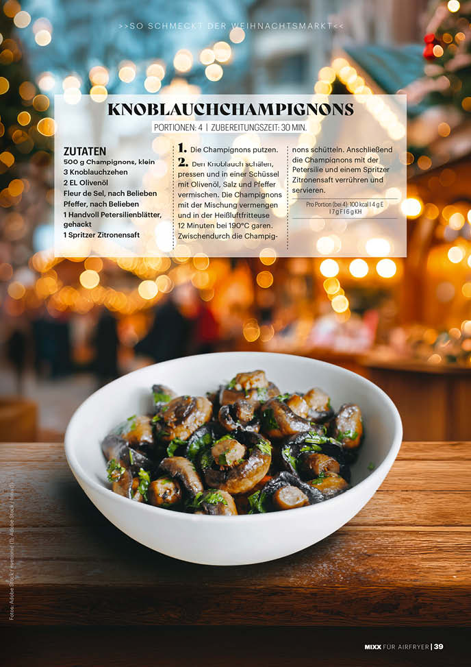 Zeitschrift MIXX Sonderheft AIR FRYER - Ausgabe 01/2027 - Wundermix GmbH