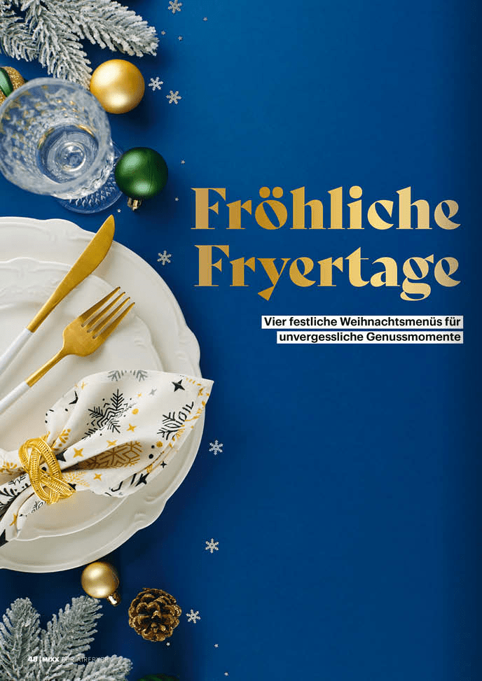 Zeitschrift MIXX Sonderheft AIR FRYER - Ausgabe 01/2027 - Wundermix GmbH