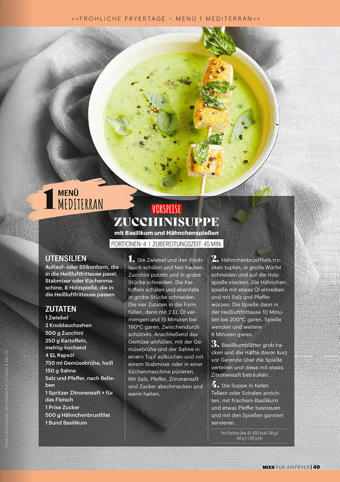 Zeitschrift MIXX Sonderheft AIR FRYER - Ausgabe 01/2027 - Wundermix GmbH