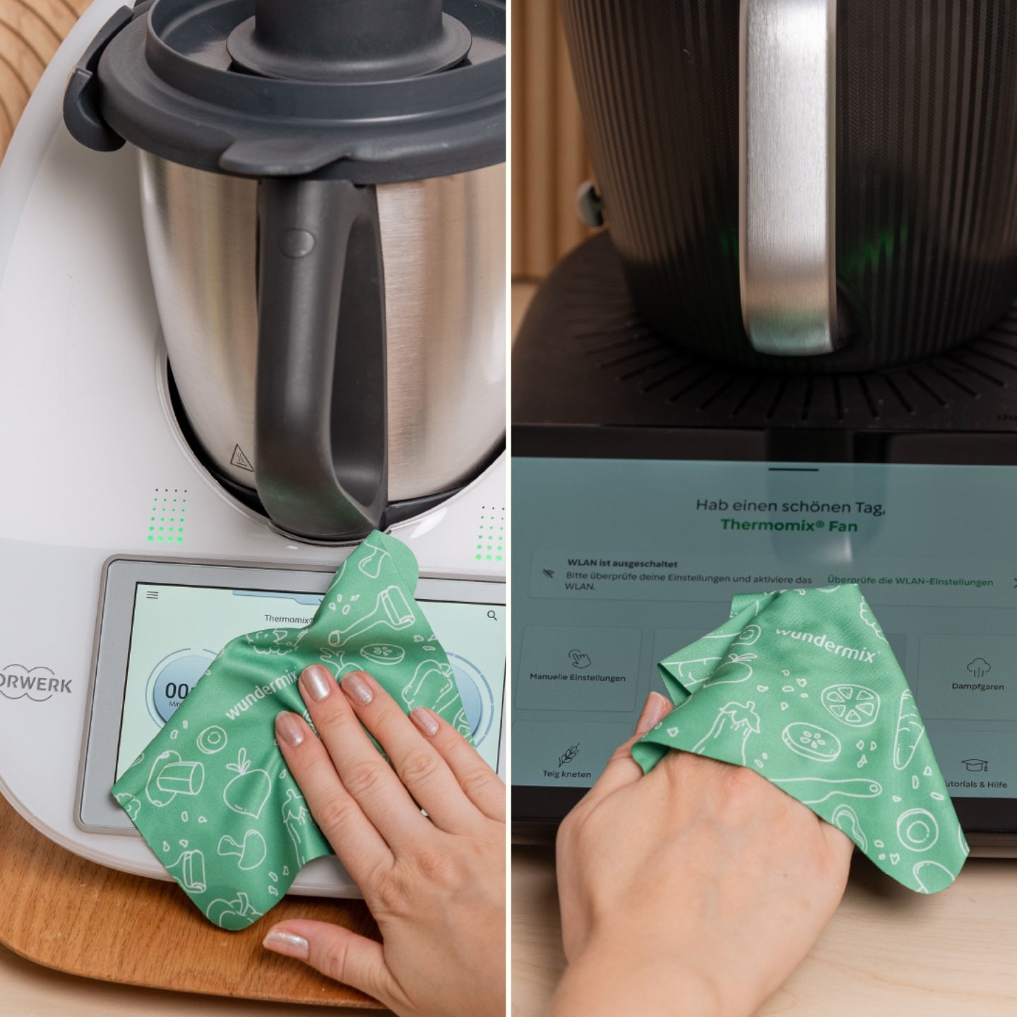 WunderScreen | economy set | screen protector, stylus and microfiber cloth for TM7