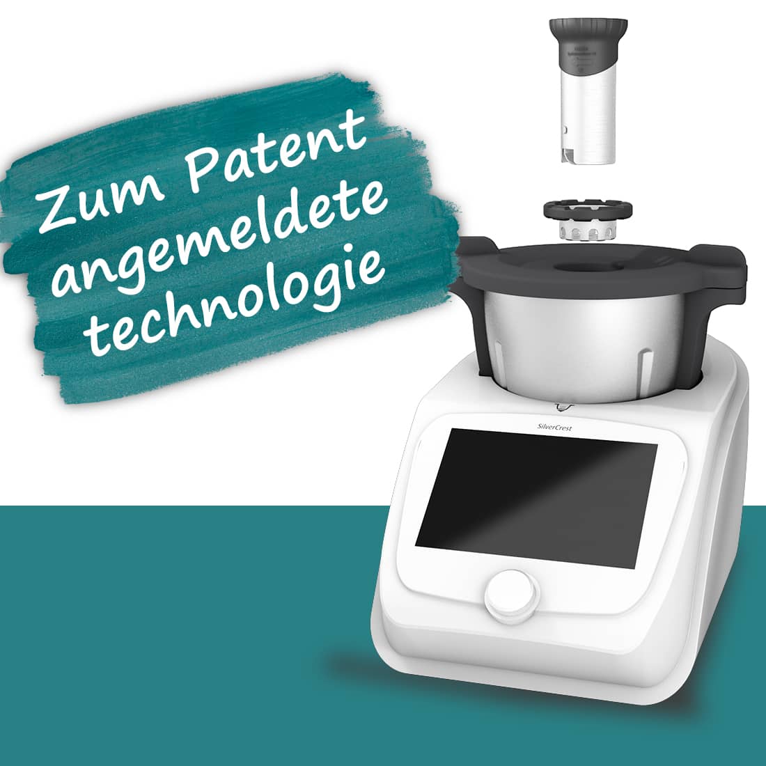 mixle® Spätzleaufsatz V2 aus Edelstahl für Monsieur Cuisine Smart, Connect & Trend