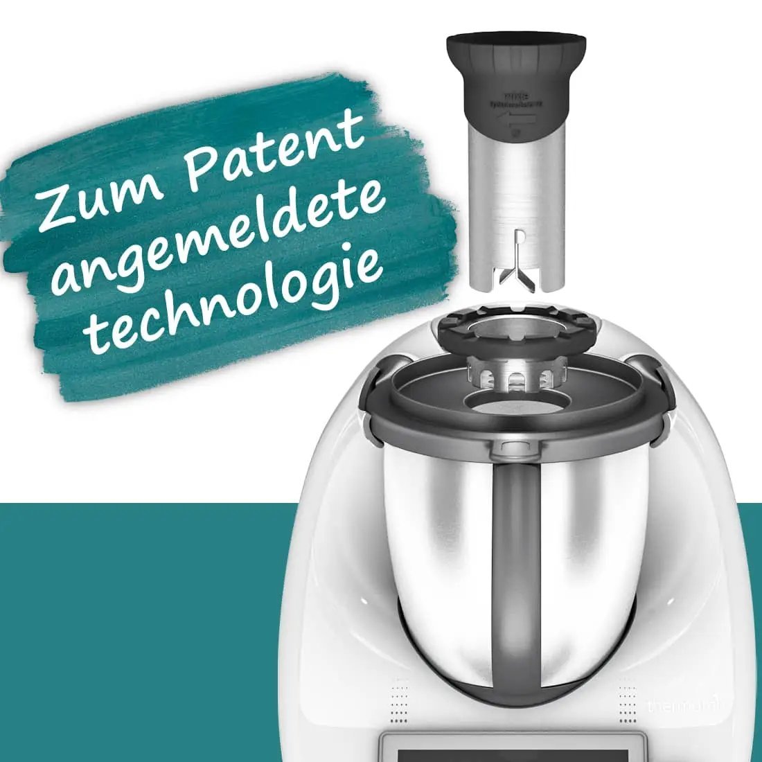 mixle® Spätzleaufsatz V2 aus Edelstahl für Thermomix TM6, TM5, TM31 und TM Friend - Wundermix GmbH