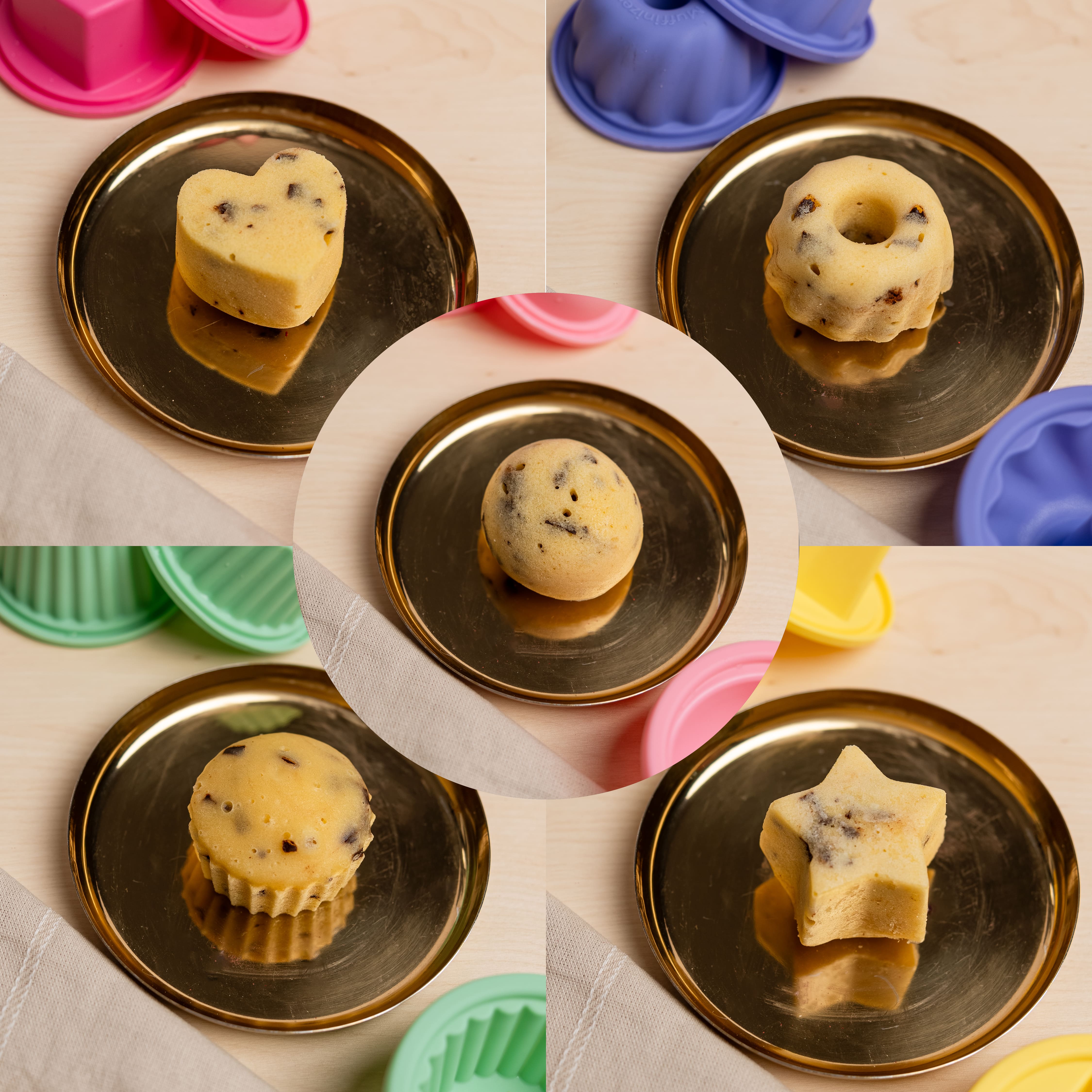 Muffinizer® | incl. 6 silicone molds | baking pan for Thermomix TM6, TM5, TM31