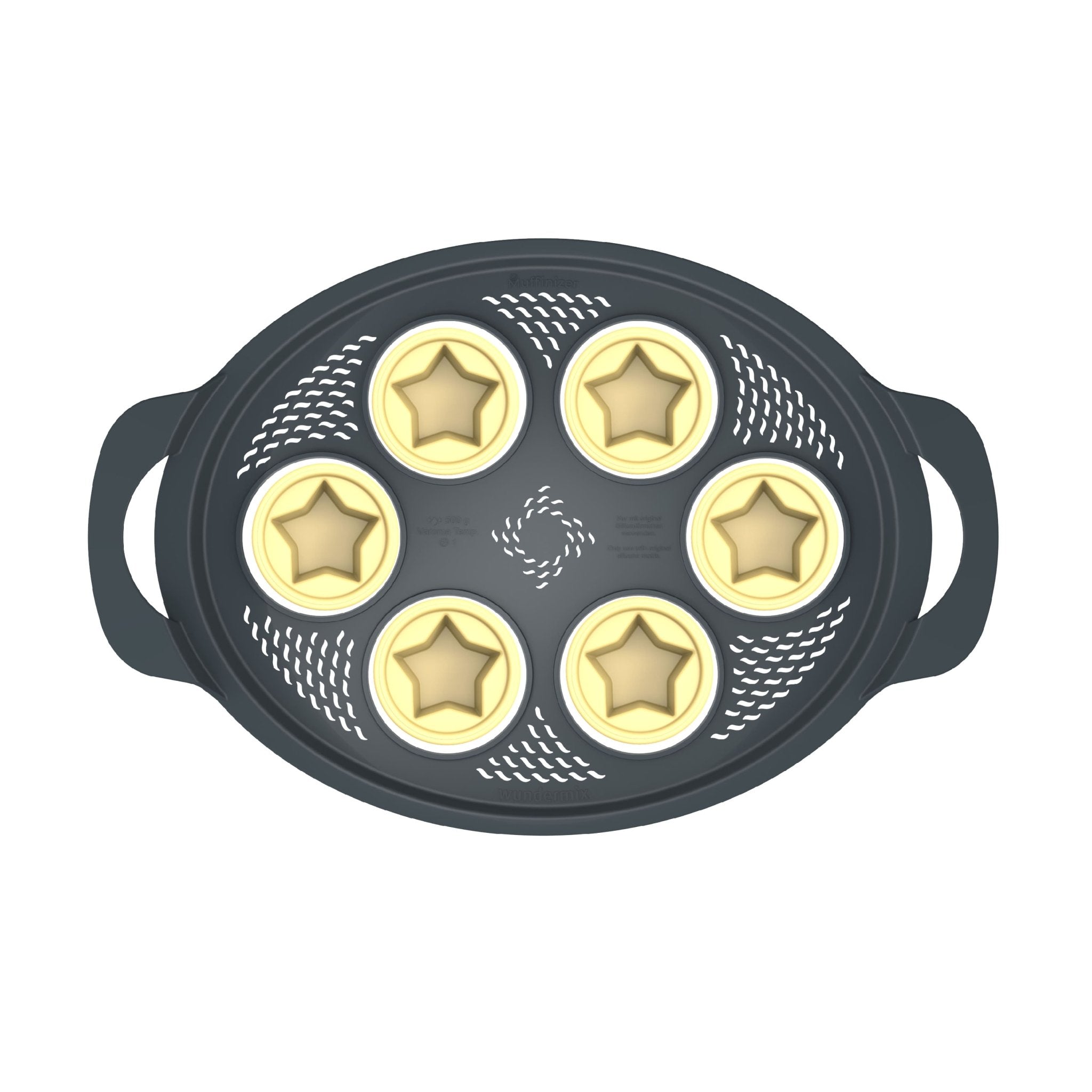 Muffinizer® | inkl. 6 Silikonförmchen | Backform für Thermomix TM6, TM5, TM31 - Wundermix GmbH