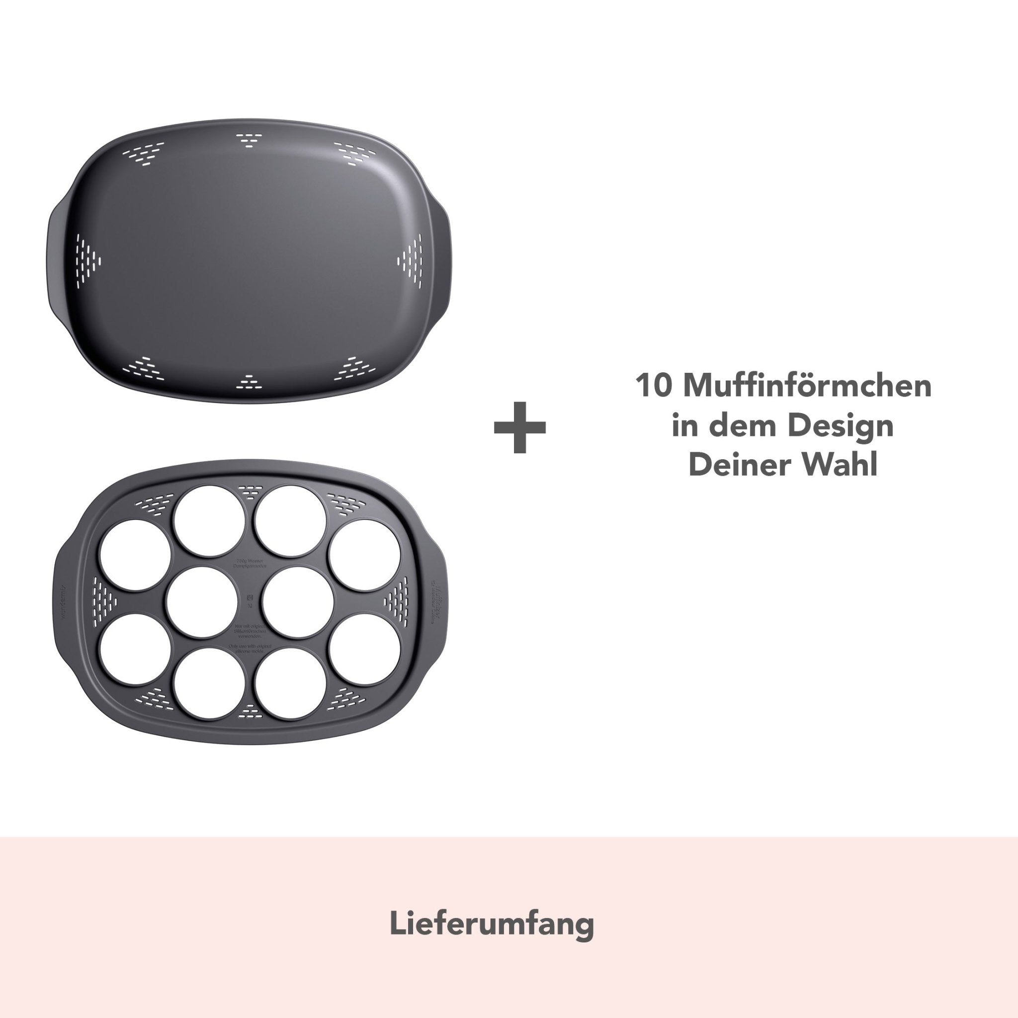 Muffinizer® | inkl. 10 Förmchen für Monsieur Cuisine Smart, Trend, Connect - Wundermix GmbH
