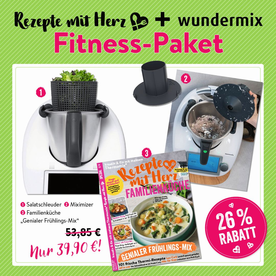 Fitness - Paket mit Herz für Thermomix TM6, TM5, TM31 - Wundermix GmbH