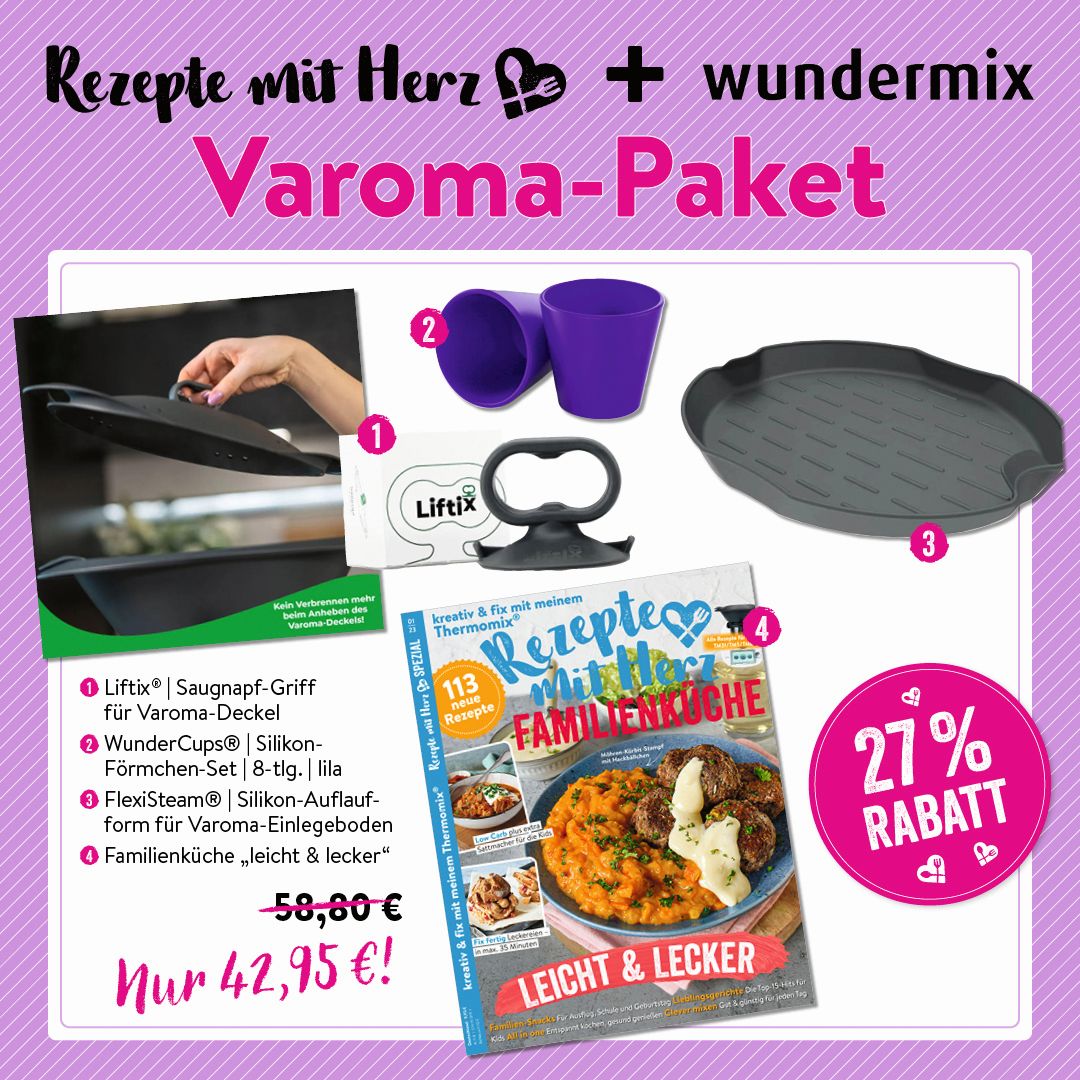 Varoma - Paket mit Herz für Thermomix TM6, TM5, TM31 - Wundermix GmbH