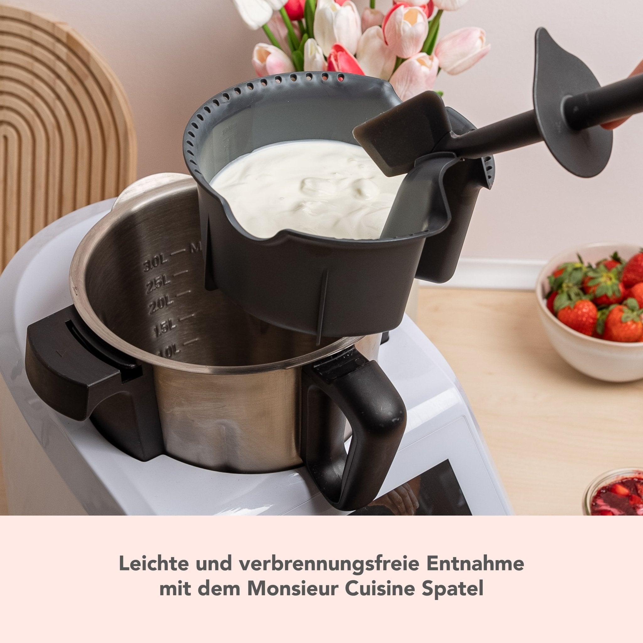 Simsafix® | Universalbehälter für Monsieur Cuisine Connect, Trend, Smart - Wundermix GmbH