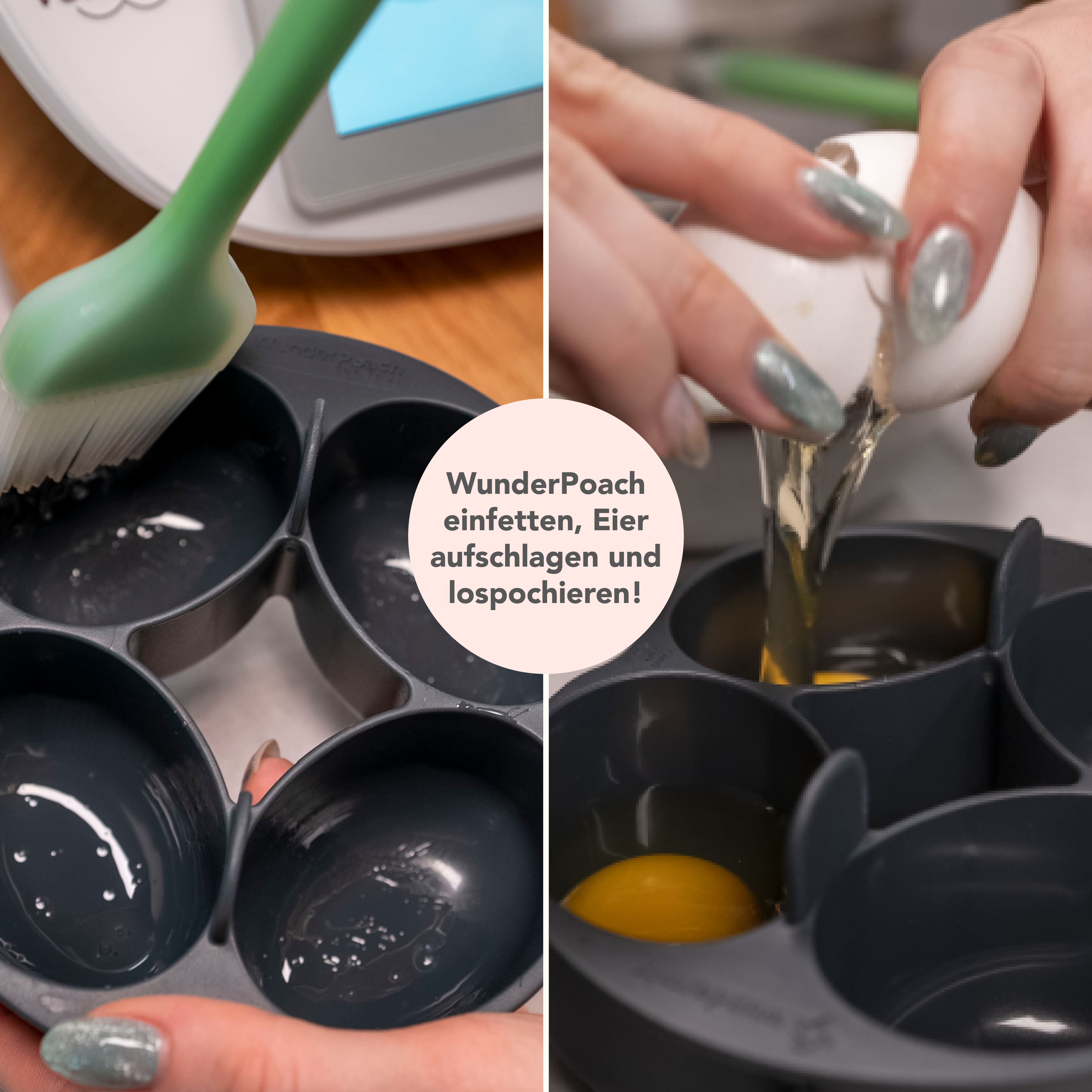 WunderPoach® for four | Pochiereinsatz für Thermomix, Monsieur Cuisine, Cookit